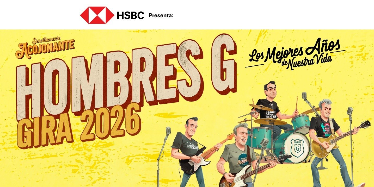 Hombres G estará de paso en México con el tour Los Mejores Años De Nuestra Vida, ¡y se confirman dos noches más de celebración!