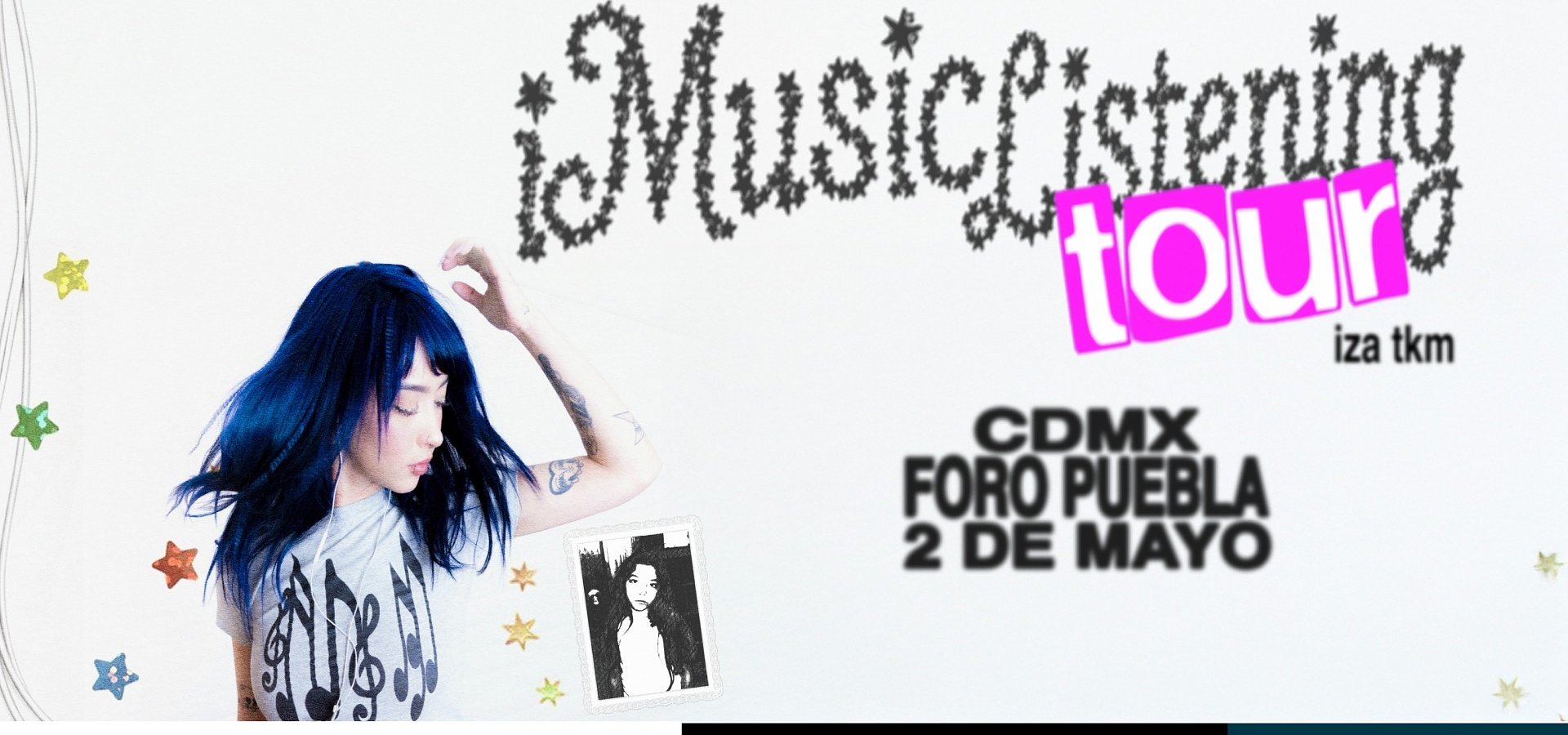 IZA TKM presenta una parte de su universo con i Music Listen en la CDMX