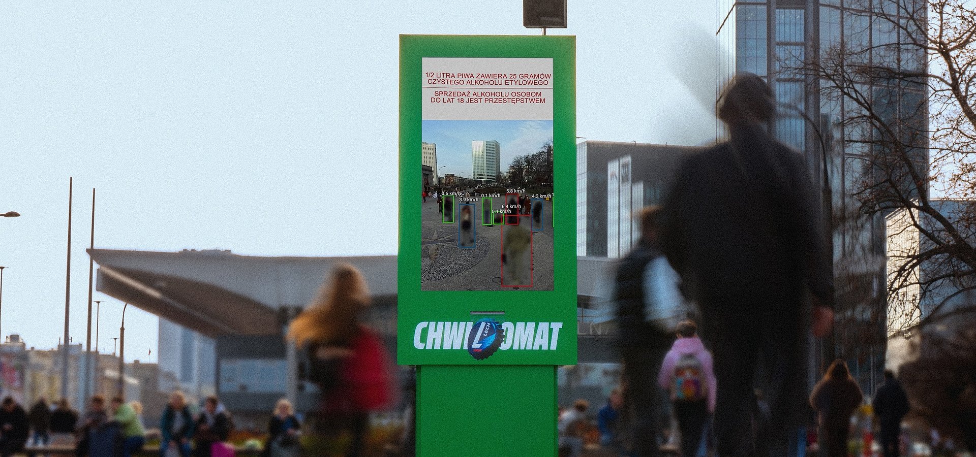 Lech sprawdził, jak śpieszą się ludzie na ulicach. Zaprosił najbardziej zabieganych na chwilę przerwy