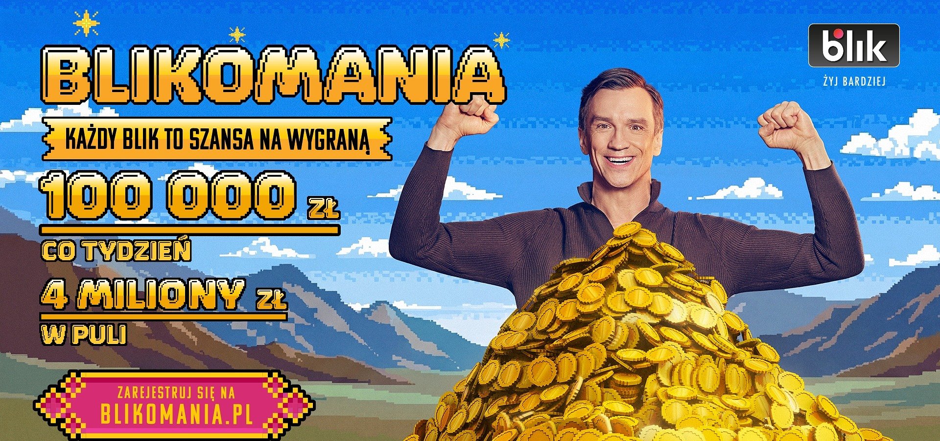 Każda płatność BLIKIEM to szansa na 100 tys. zł – ruszyła kolejna edycja BLIKOMANII