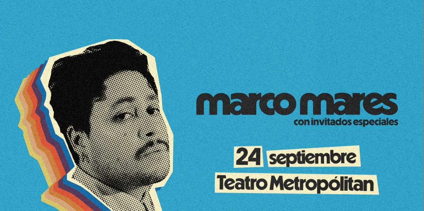 Una nueva ola sonora llegará al Teatro Metropólitan con Marco Mares