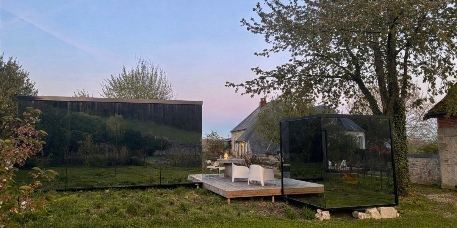 Two Mirror Cabins, One Wildflower Meadow, and Centuries of French History: ÖÖD by Sûr Jumigny Opens in the Champagne Countryside