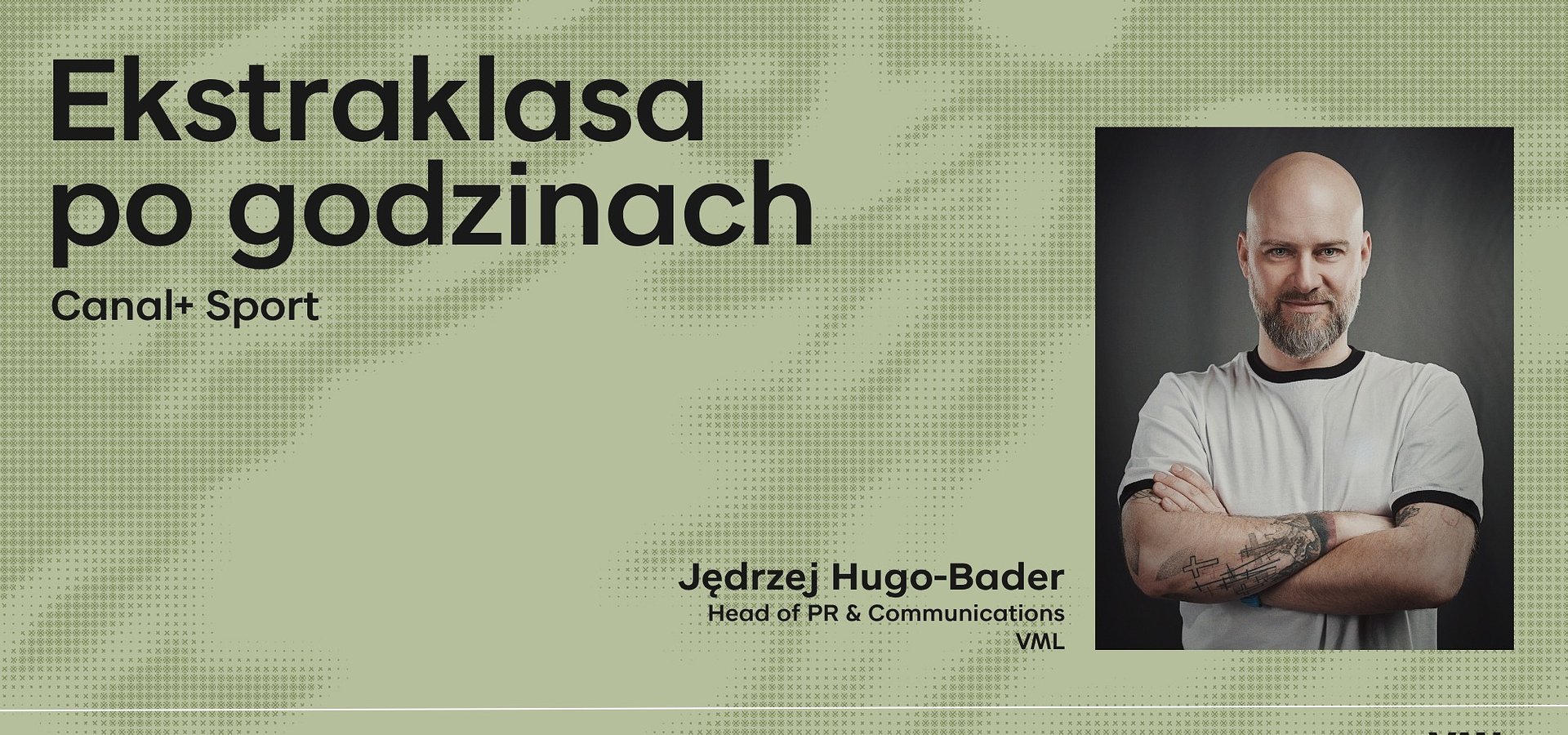 Jędrzej Hugo-Bader w Canal+ Sport