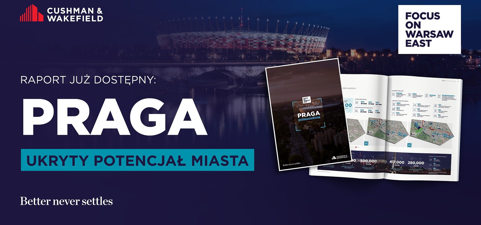 Ukryty potencjał Warszawy. Prawy brzeg Wisły jako alternatywny kierunek rozwoju stolicy