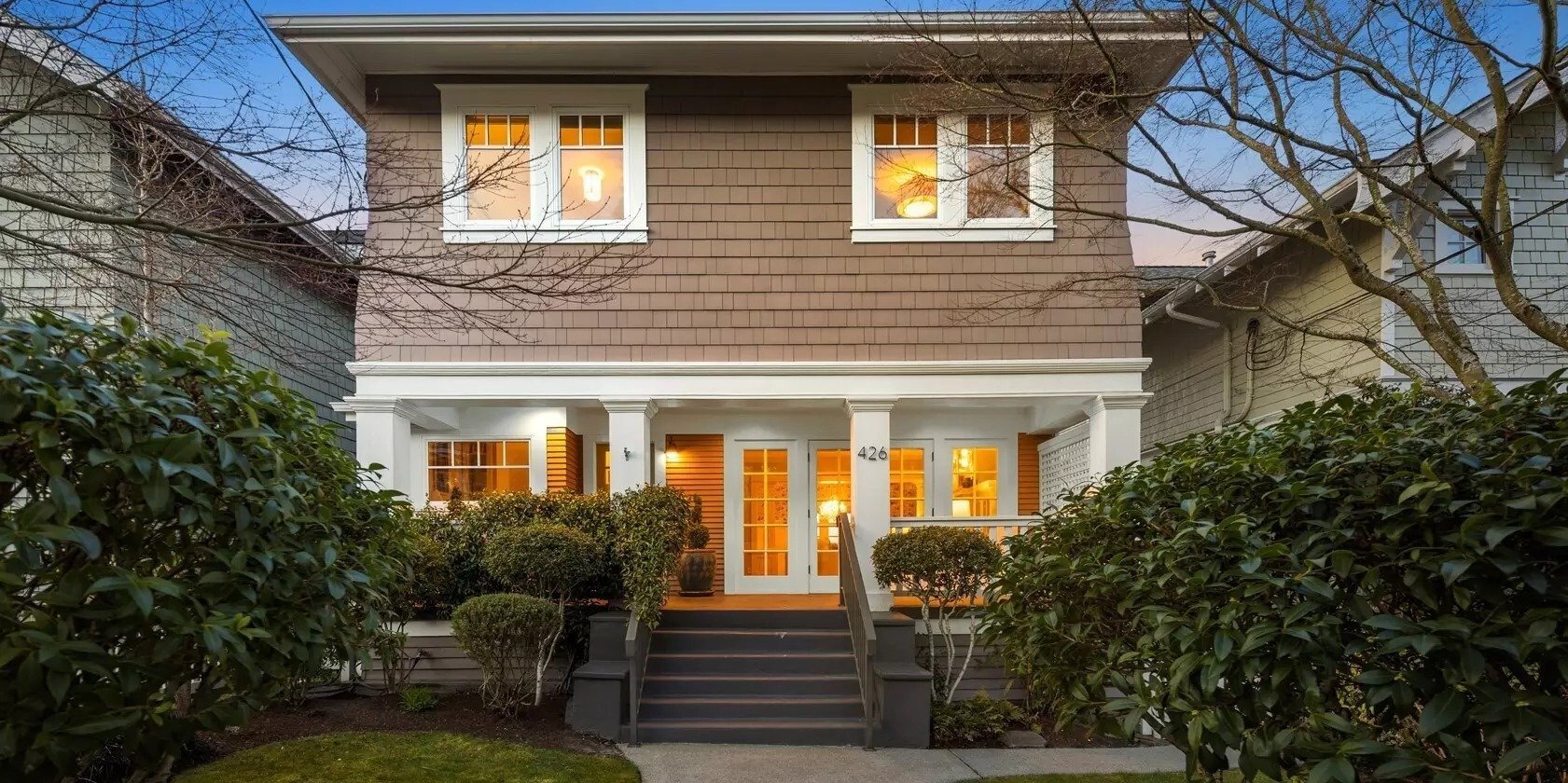 Iconic Views & Modern Luxury: Renovated 1910 Queen Anne Craftsman Listed for $2,496,380 by Coldwell Banker Bain