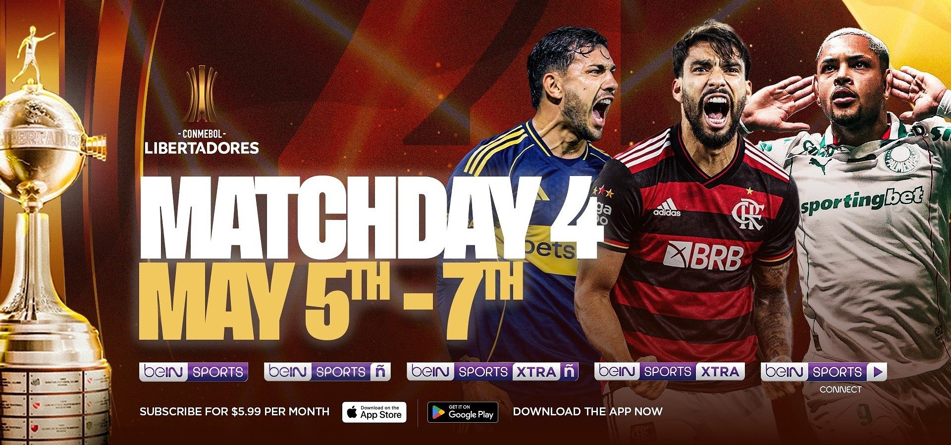 Must-win clashes headline Copa Libertadores and Copa Sudamericana Matchday 4 on beIN SPORTS