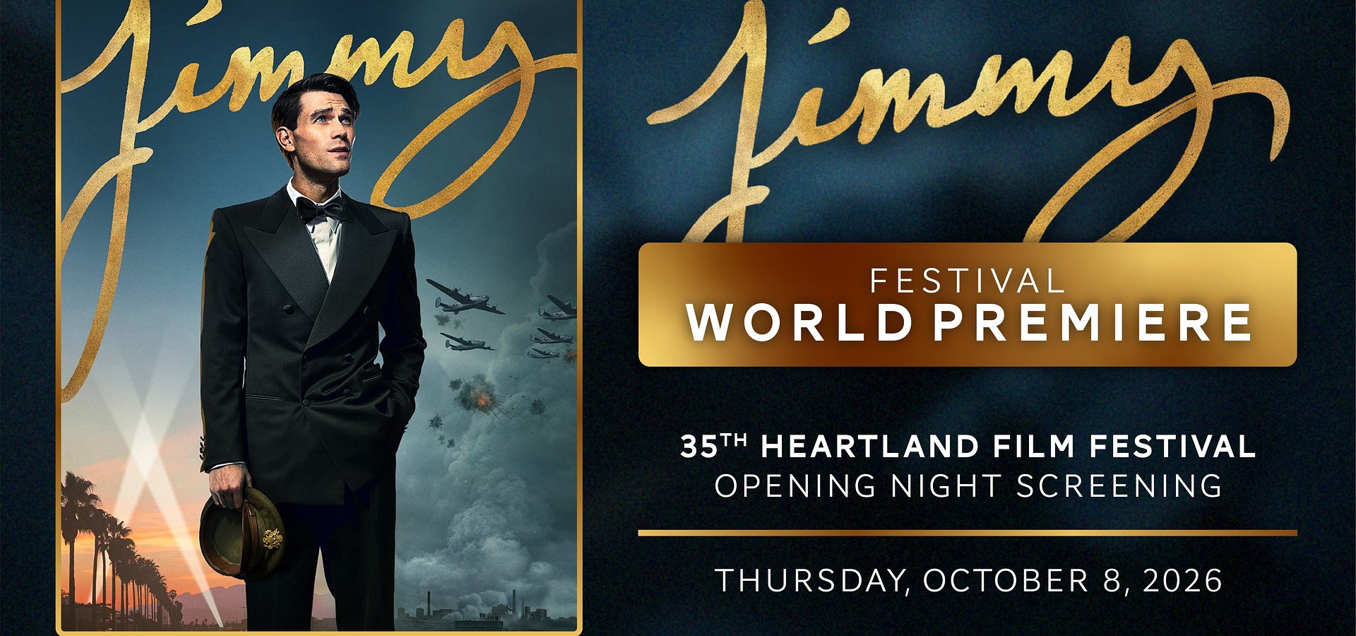 Festival World Premiere of "JIMMY" to Open 35th Heartland Film Festival on October 8