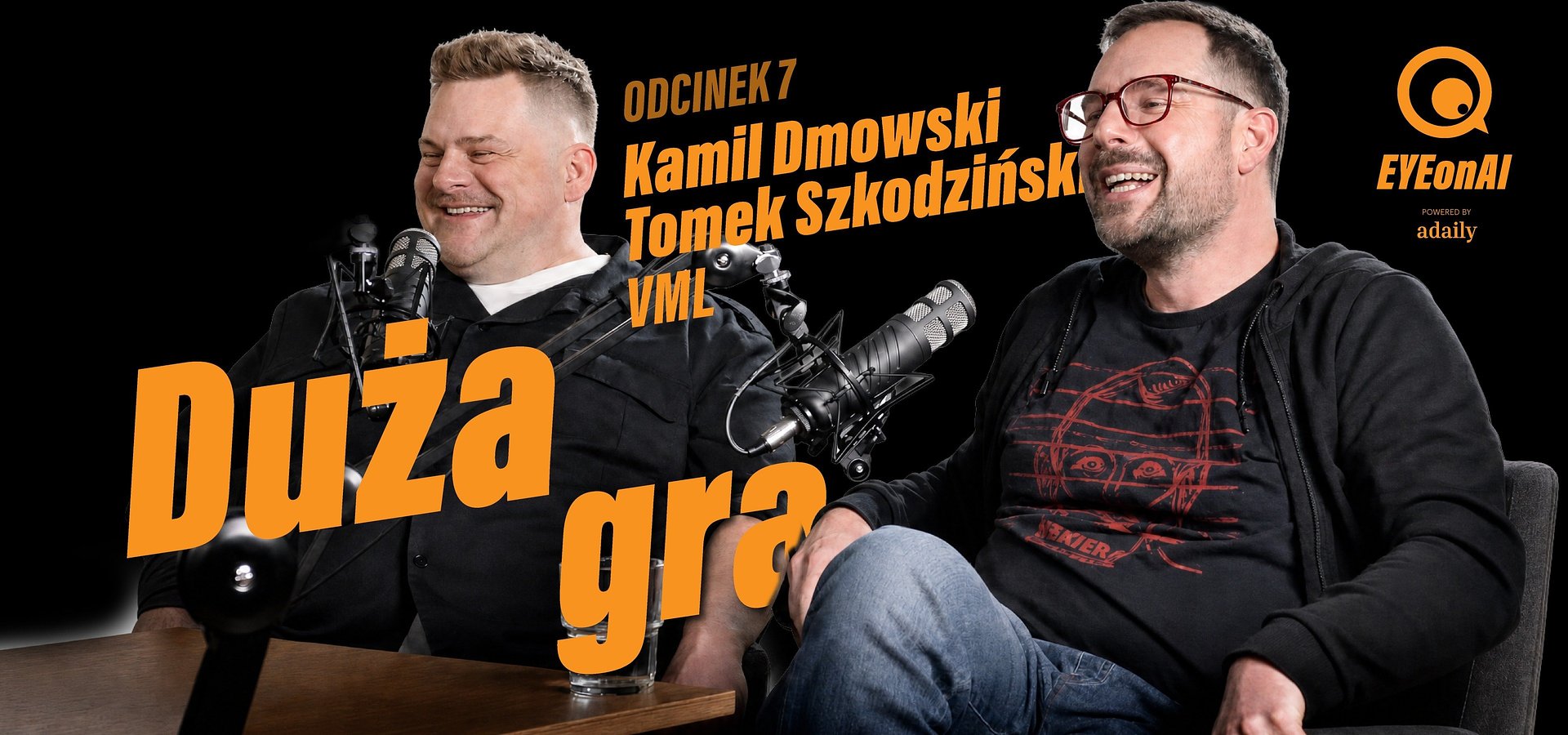 Kamil Dmowski i Tomek Szkodziński gośćmi podcastu Eye on AI