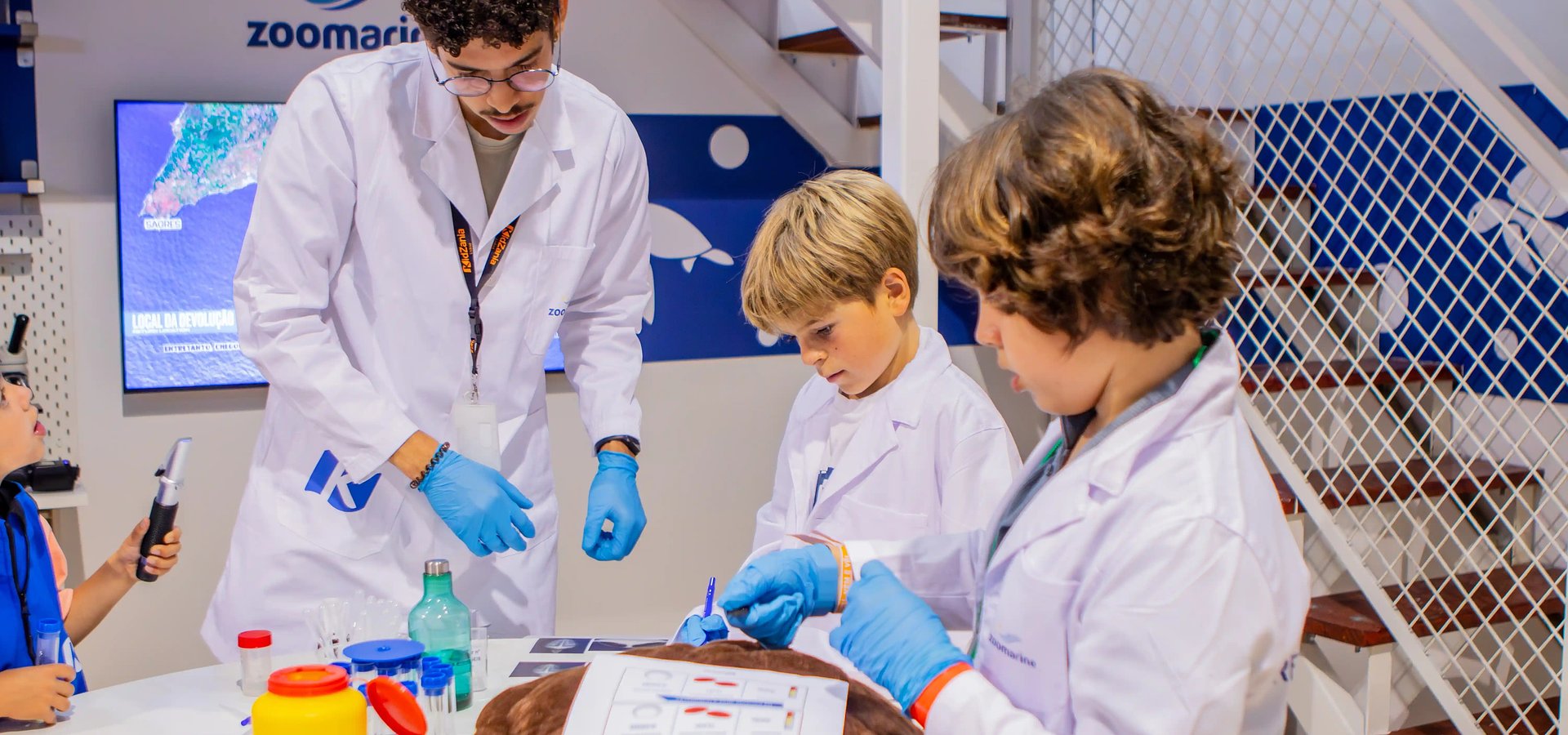 Zoomarine leva espírito do Porto d’Abrigo à KidZania e junta caras conhecidas em manhã dedicada ao resgate marinho