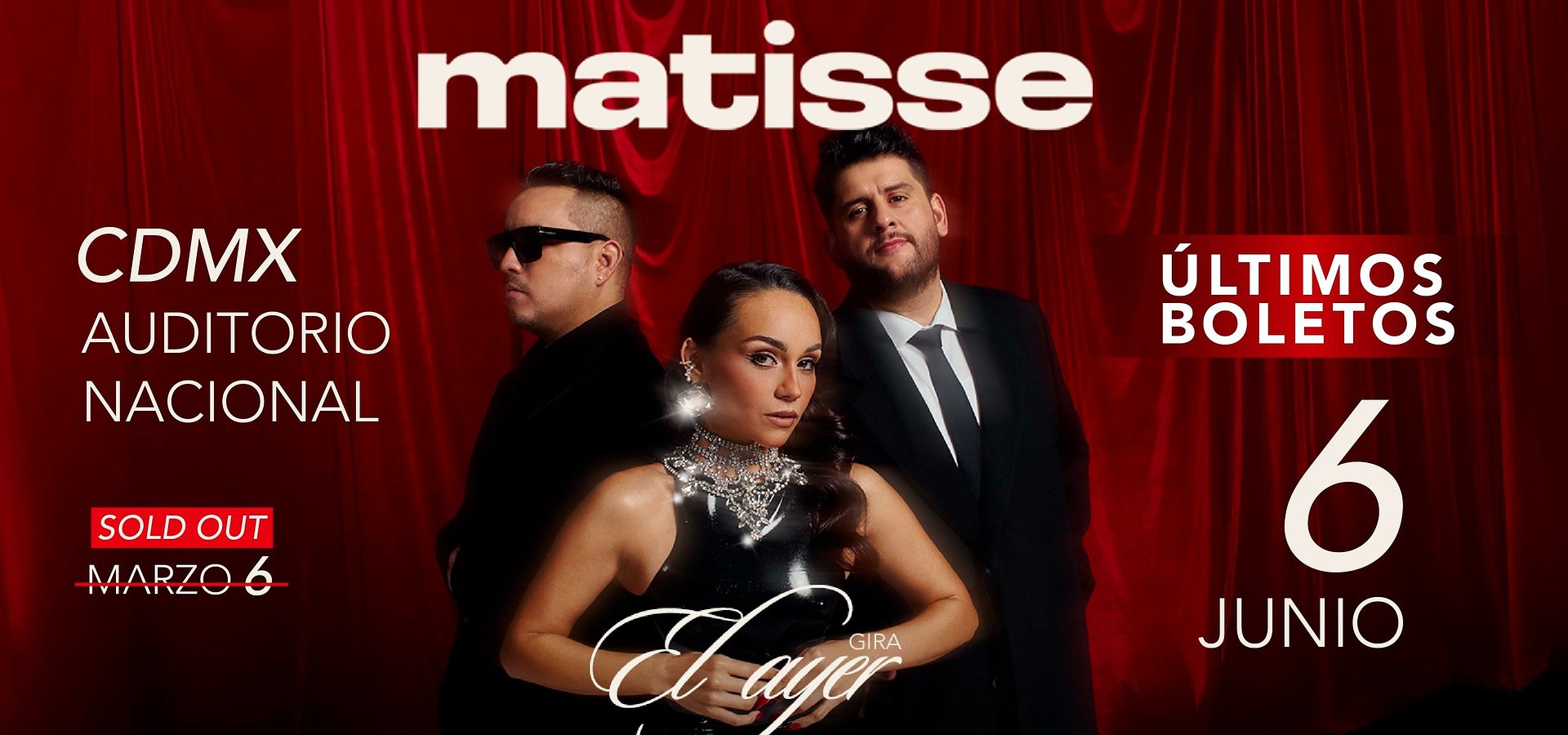 MATISSE EN EL AUDITORIO NACIONAL: LA SEGUNDA CITA CON EL DESTINO QUE PROMETE SER INMORTAL