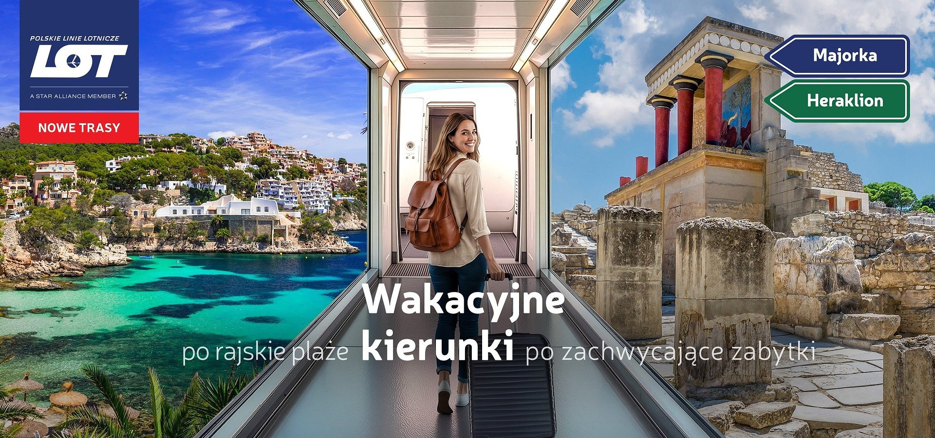 Śródziemnomorskie lato w najlepszym wydaniu. PLL LOT zainaugurowały połączenia na Kretę i Majorkę