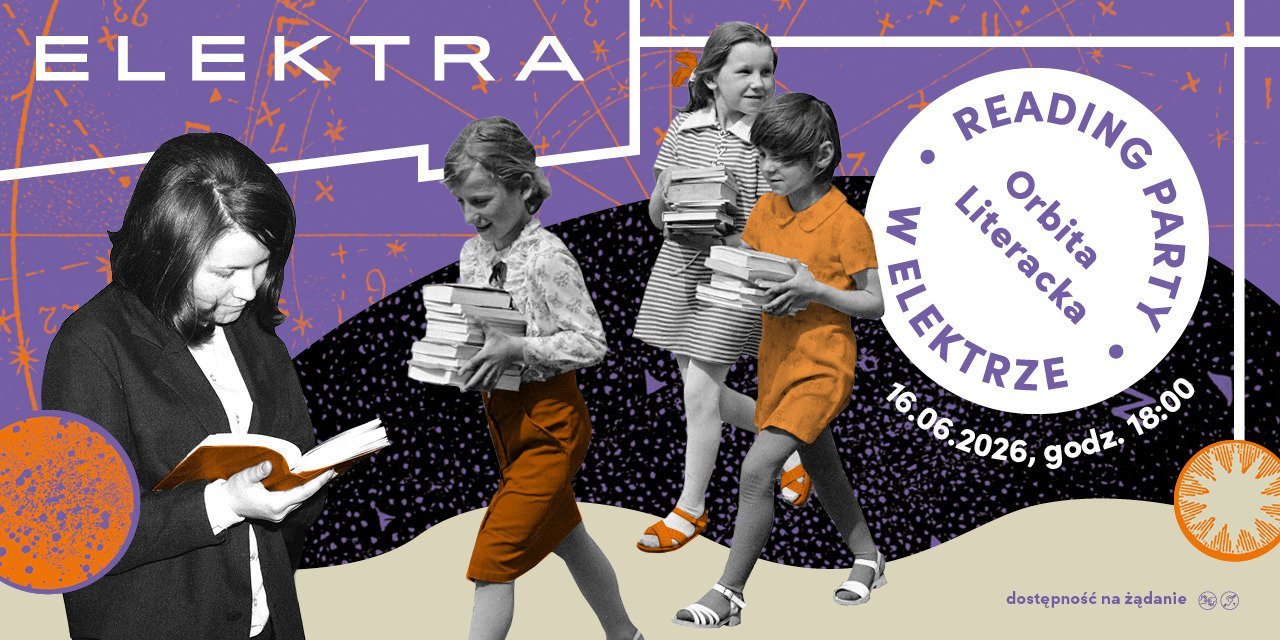 Czerwcowa impreza czytelnicza przy kawie i muzyce | 16 czerwca | Orbita Literacka Reading Party w Elektrze