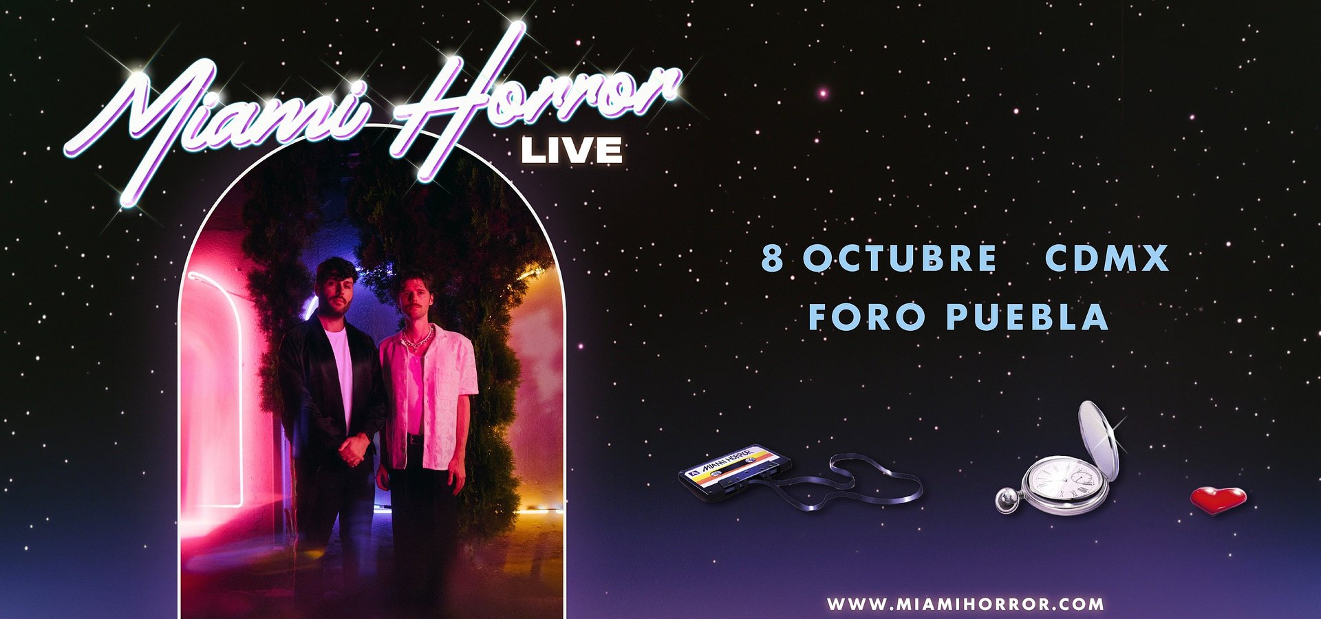 Miami Horror dará una noche de sintetizadores, groove y atmósferas alucinantes en el Foro Puebla de la CDMX