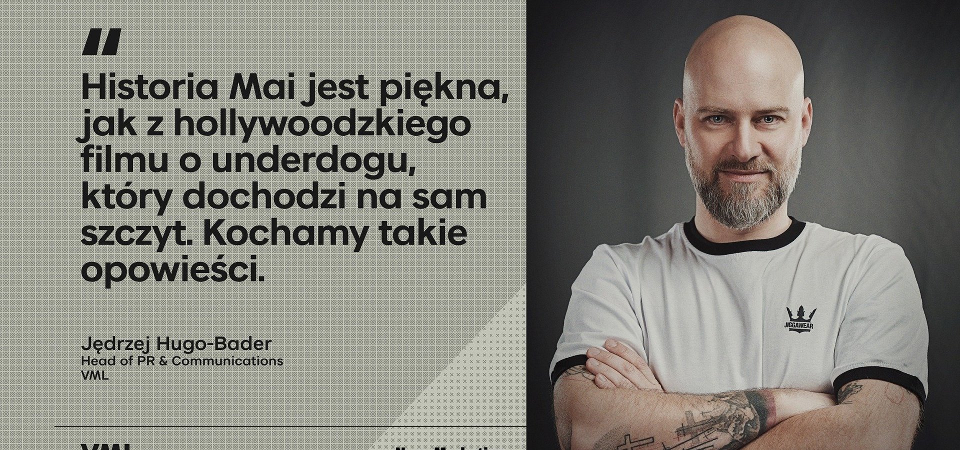 "Kochamy takie opowieści" - Jędrzej Hugo-Bader o Mai Chwalińskiej dla Nowego Marketingu