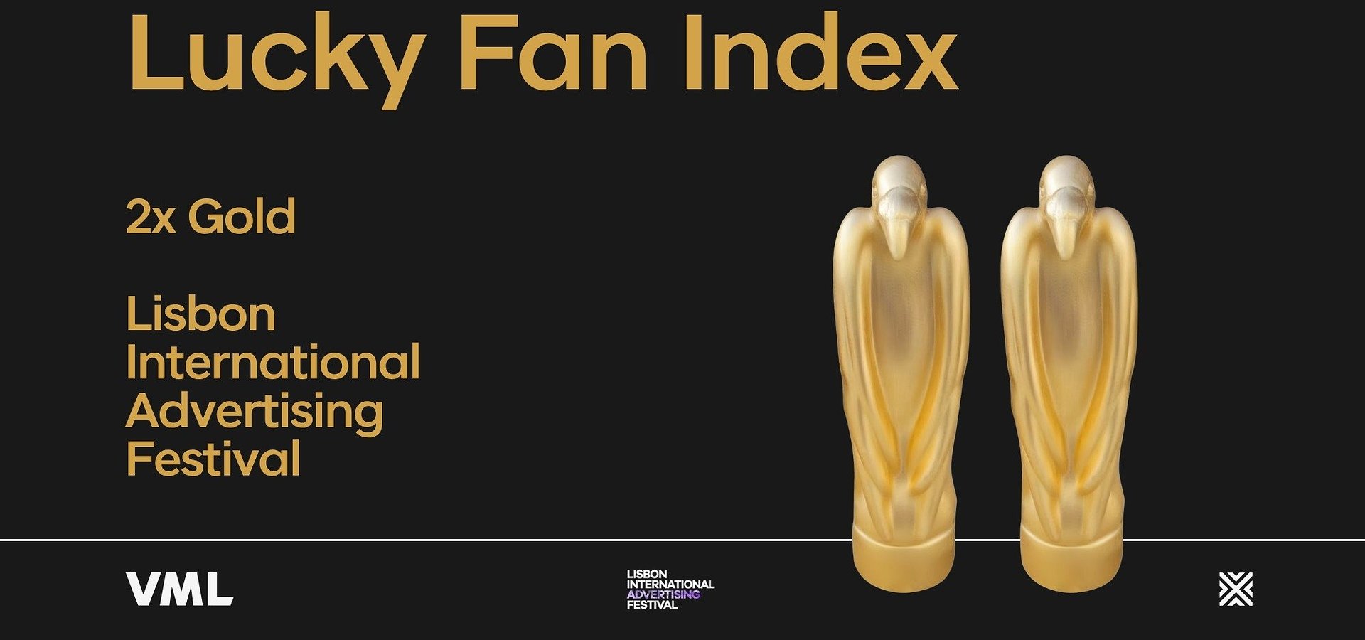 Dwa Złota dla Lucky Fan Index na festiwalu w Lizbonie