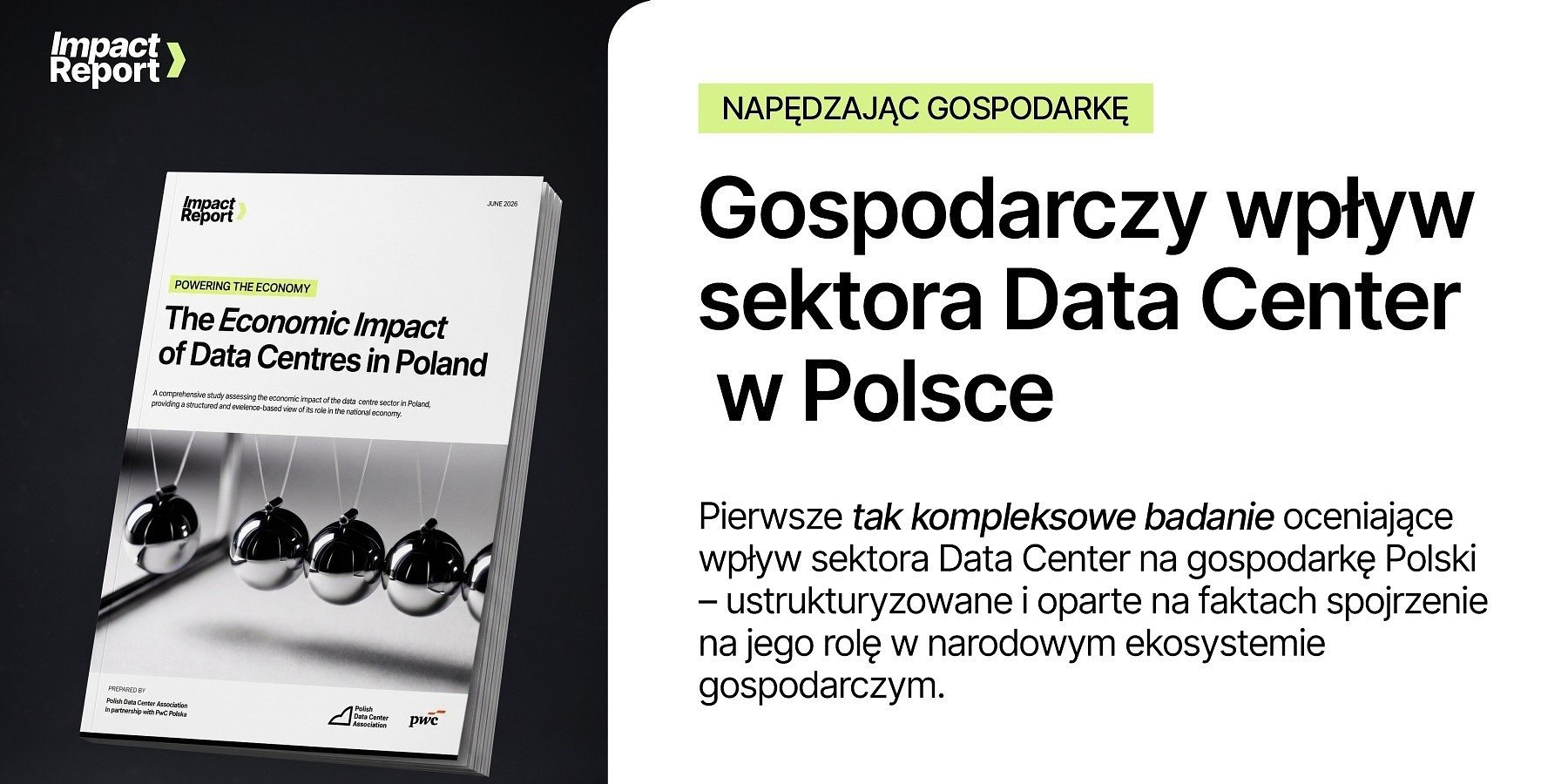 Raport PLDCA: centra danych w Polsce wygenerowały w 2025 roku 10,6 mld zł wartości dodanej