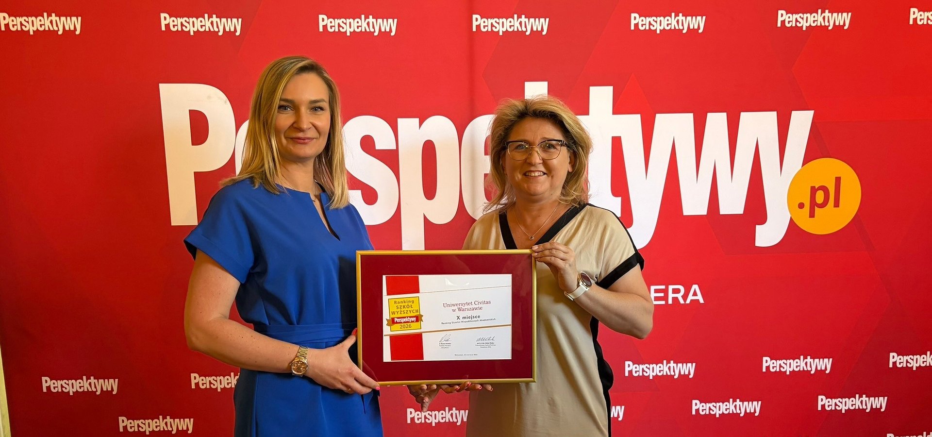 Uniwersytet Civitas w pierwszej dziesiątce Rankingu „Perspektywy” 2026.