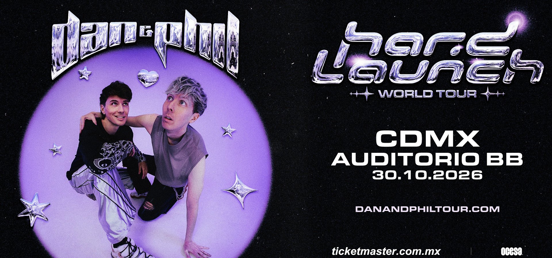 ¡DAN AND PHIL: HARD LAUNCH WORLD TOUR LLEGA A CDMX!