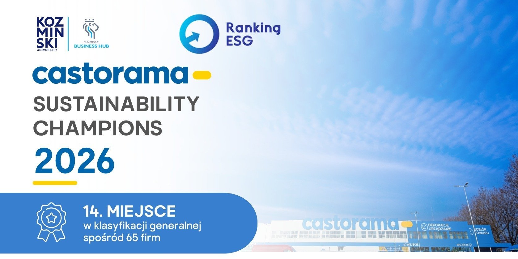 Castorama Polska z tytułem Sustainability Champion 2026