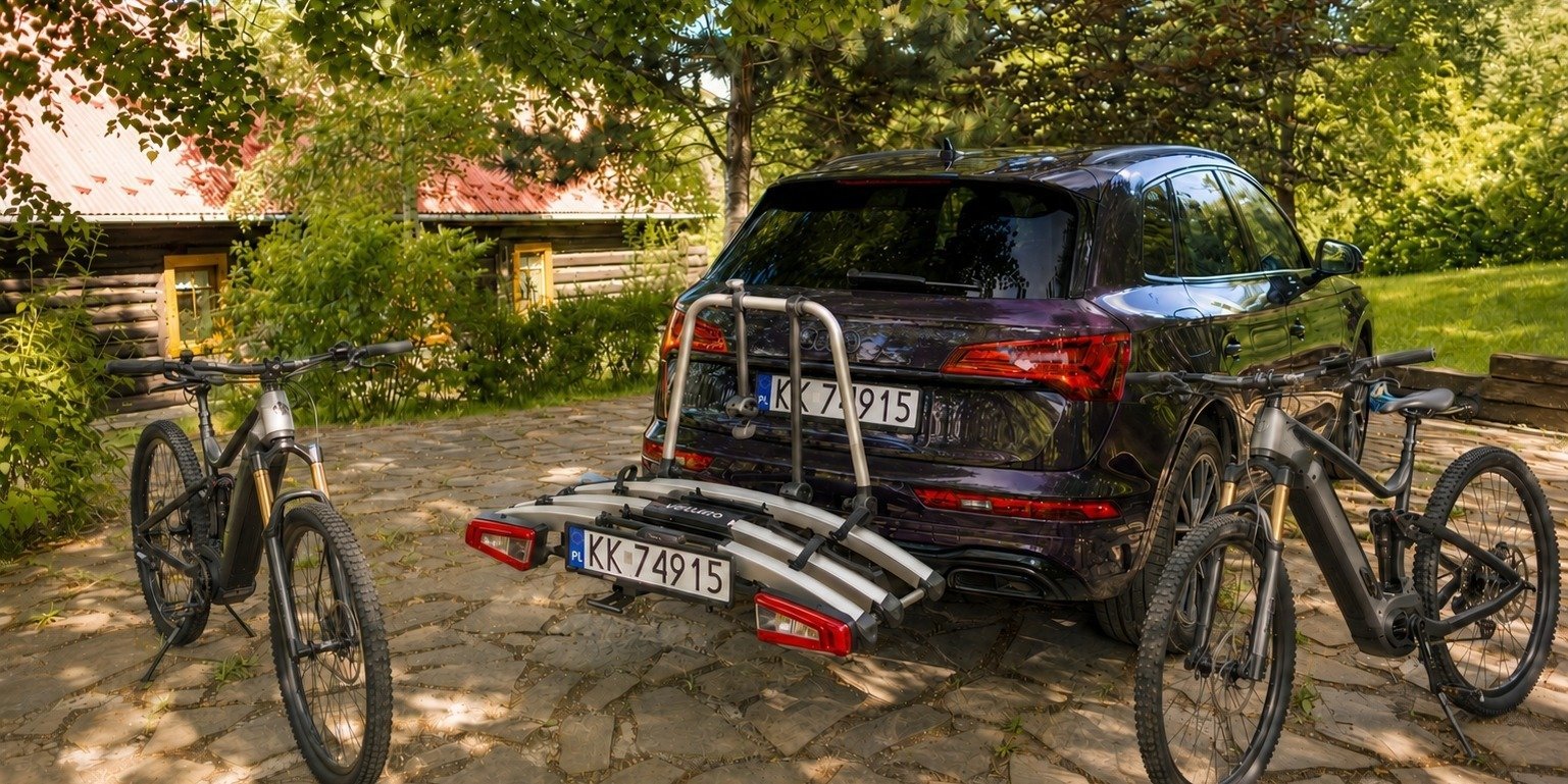 Dwa e-bike’i mogą ważyć więcej niż trzy zwykłe rowery. Jak prawidłowo dobrać platformę na hak?