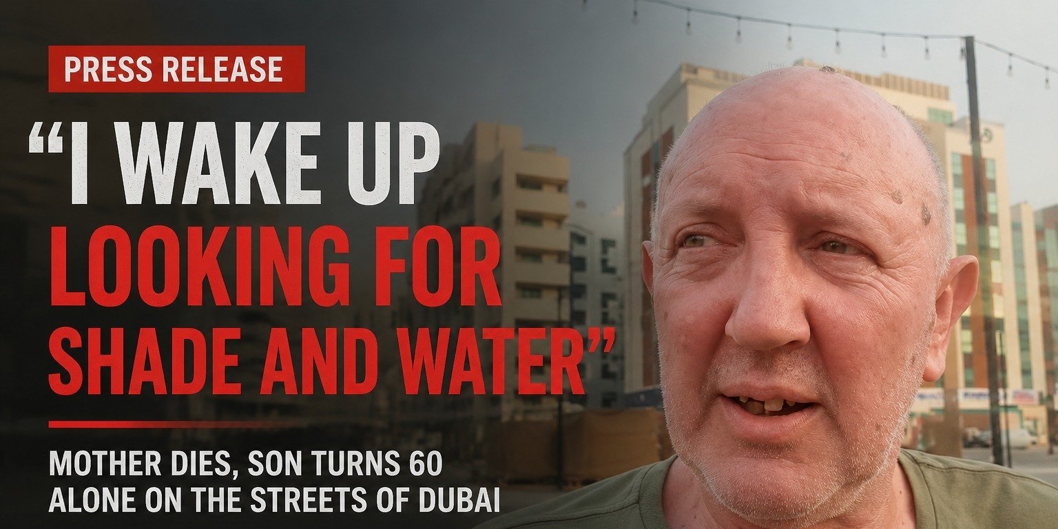 British/Irish veteran trapped in Dubai begs to be allowed to return home for mother's funeral