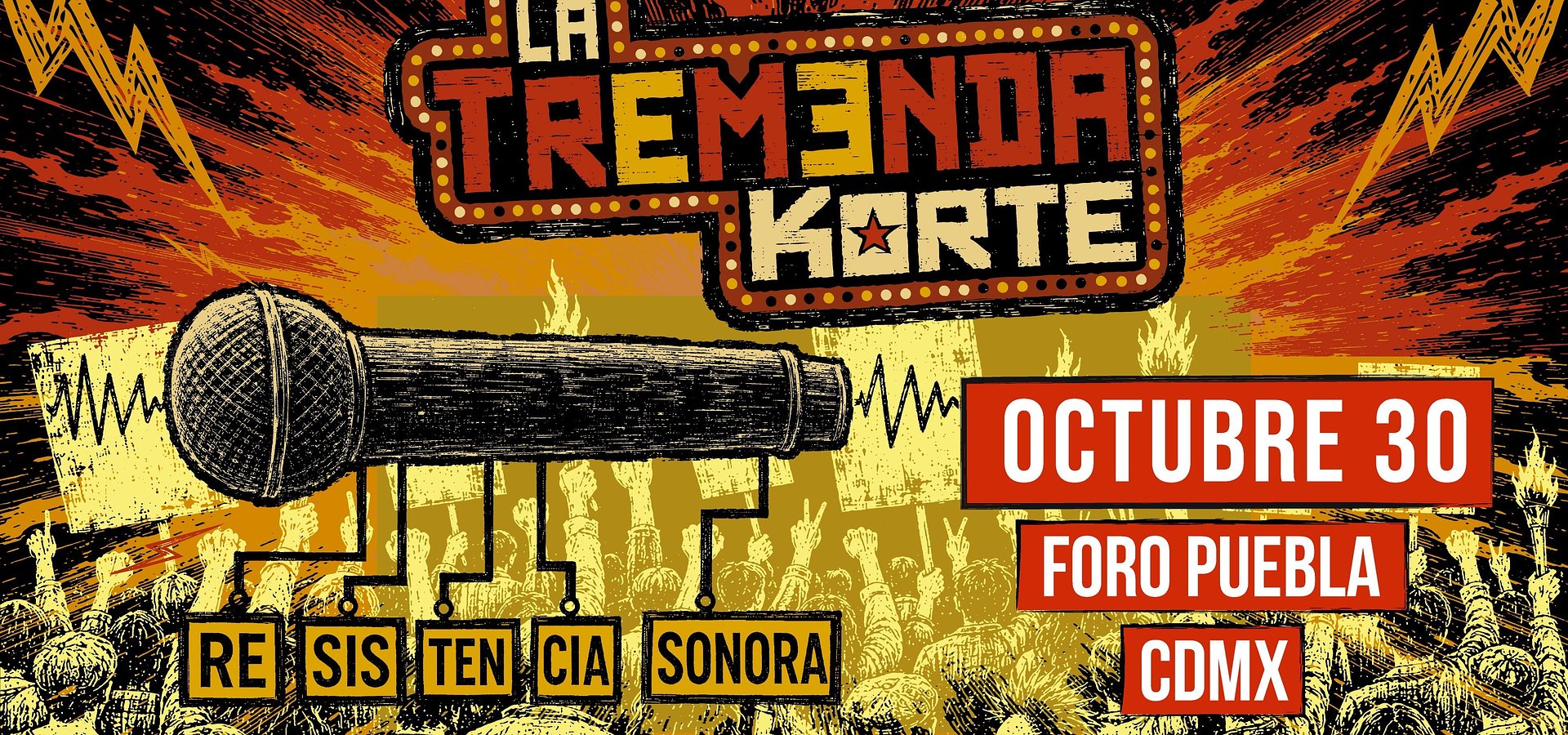 El mexska regresa a casa, la resistencia sonora de La Tremenda Korte se manifestará en el Foro Puebla de la CDMX