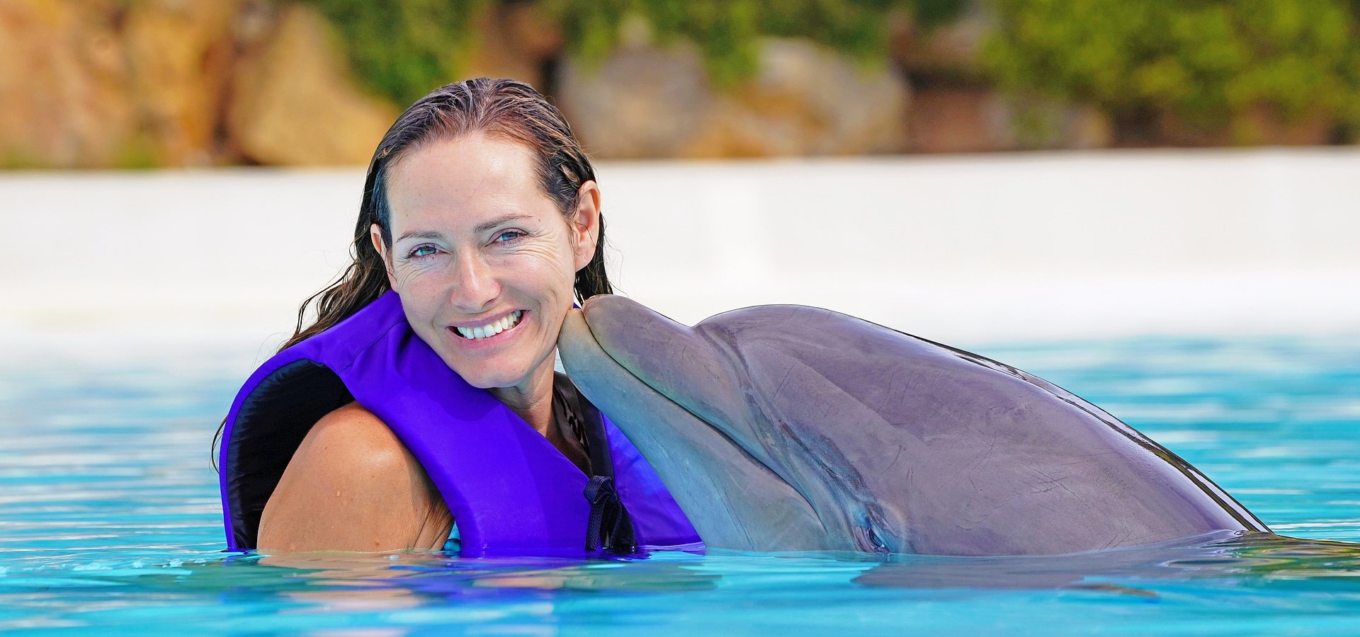 Fernanda Serrano visita o Zoomarine Algarve em família