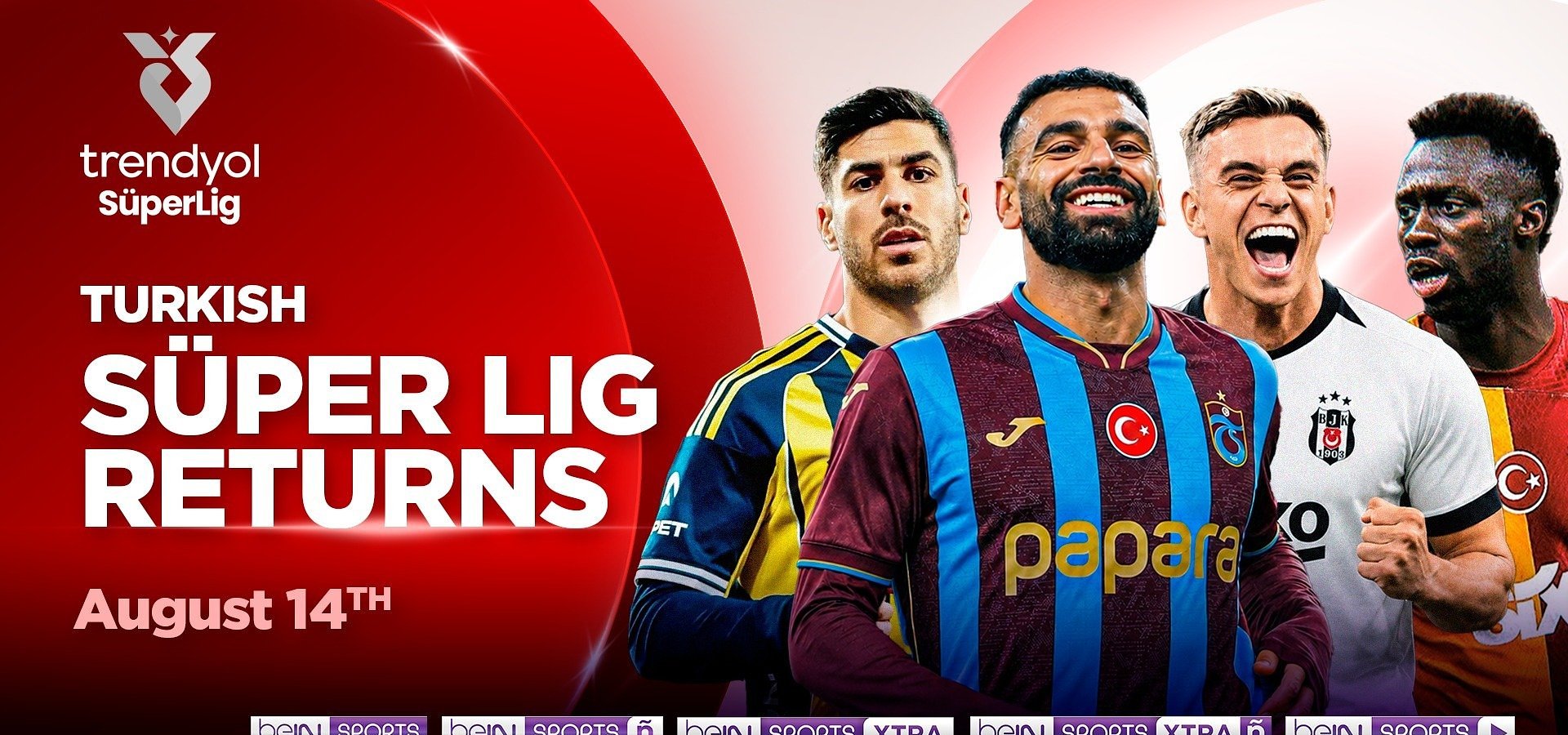 Mohamed Salah Begins a New Chapter in Türkiye- Watch Every Match Live on beIN SPORTS