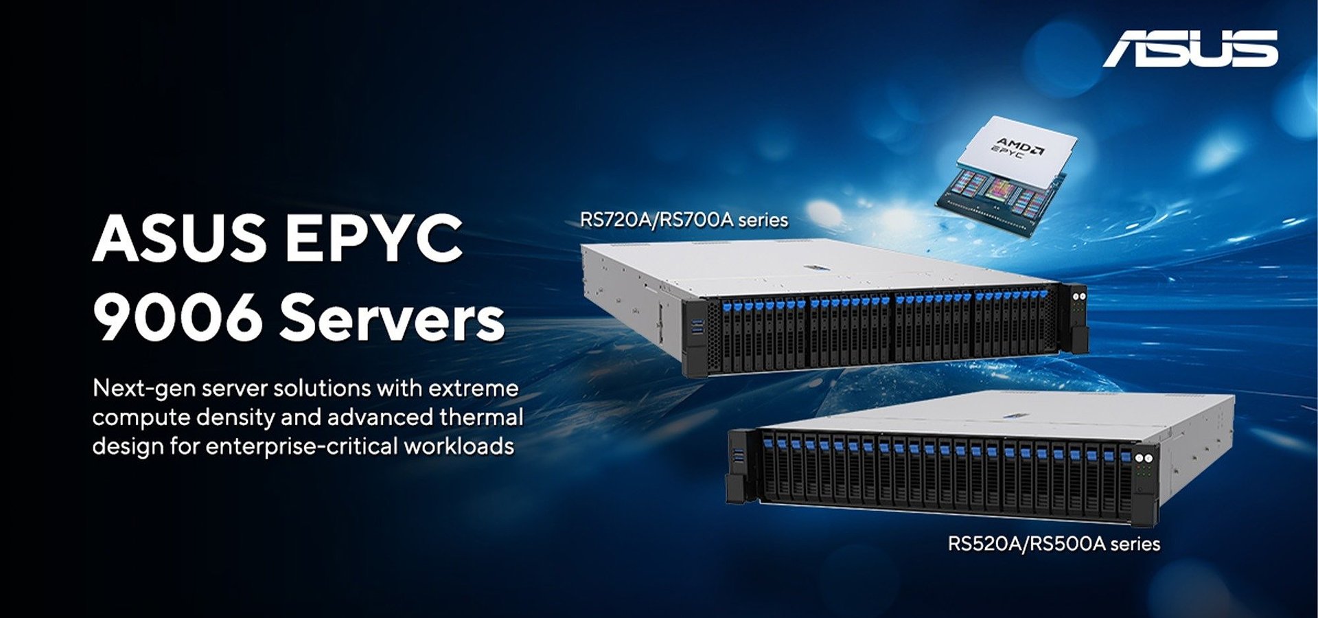 ASUS przyspiesza rozwój sztucznej inteligencji klasy enterprise na dużą skalę dzięki serwerowym procesorom AMD EPYC 6. generacji