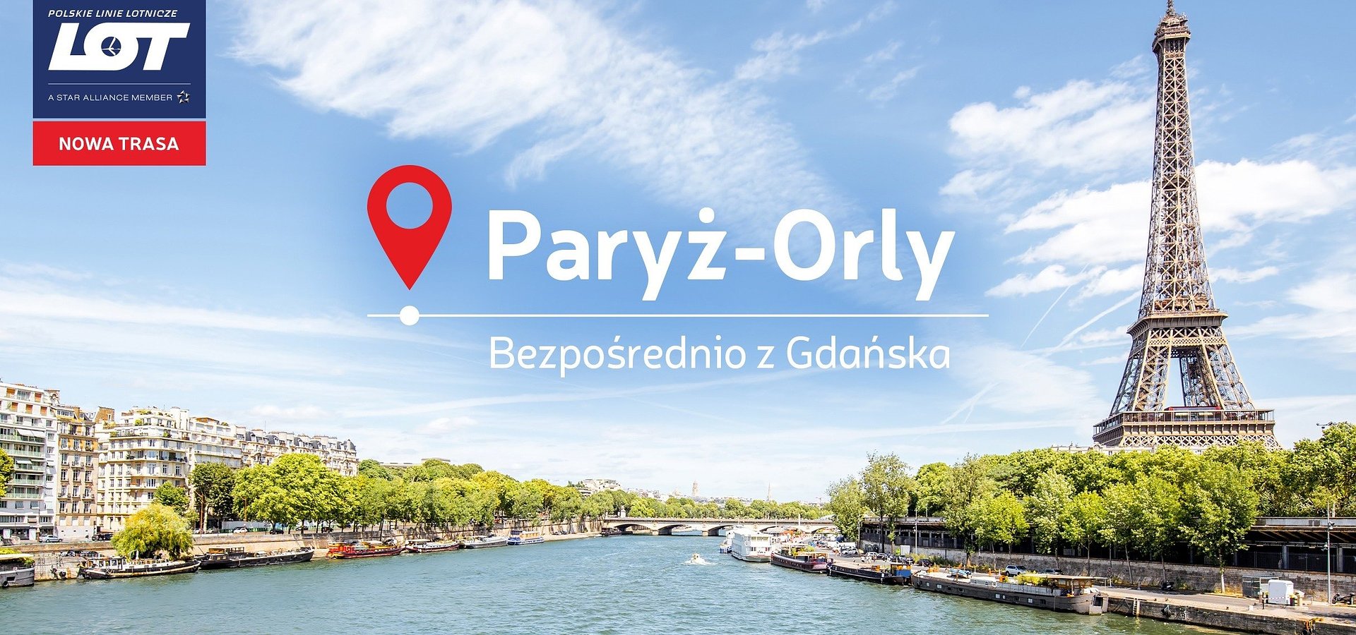 Nowy kierunek PLL LOT z Gdańska. Bezpośrednio do Paryża-Orly
