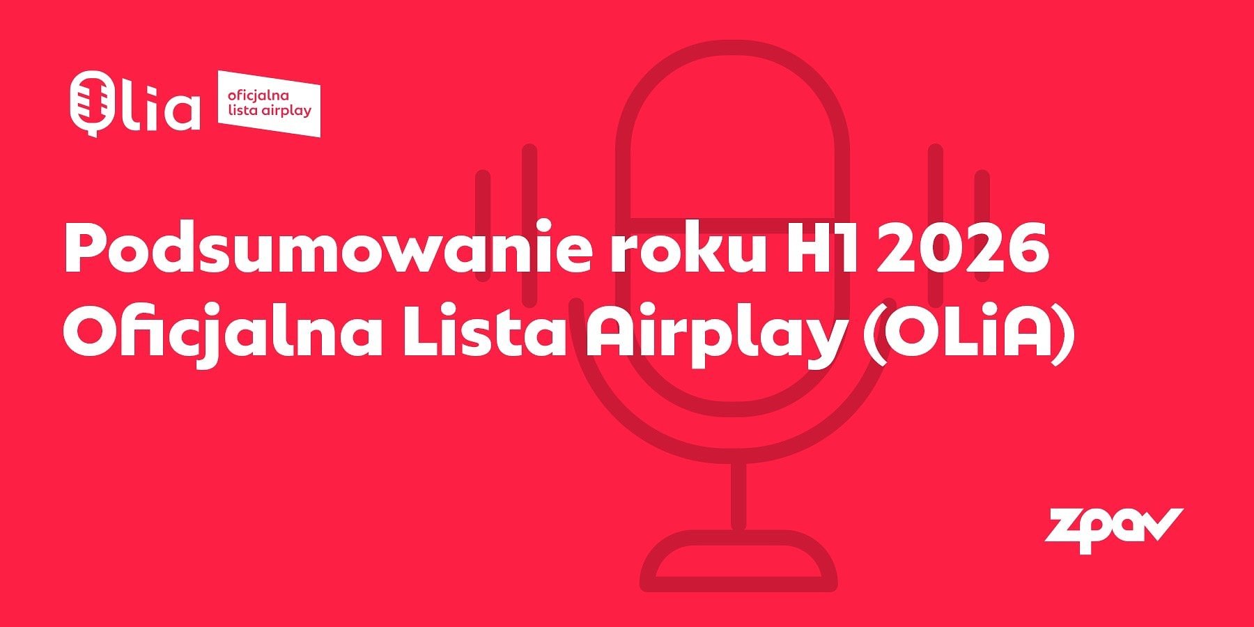 Światowe hity na czele, Bletka tuż za liderem. ZPAV podsumowuje pierwsze półrocze 2026 na antenach radiowych