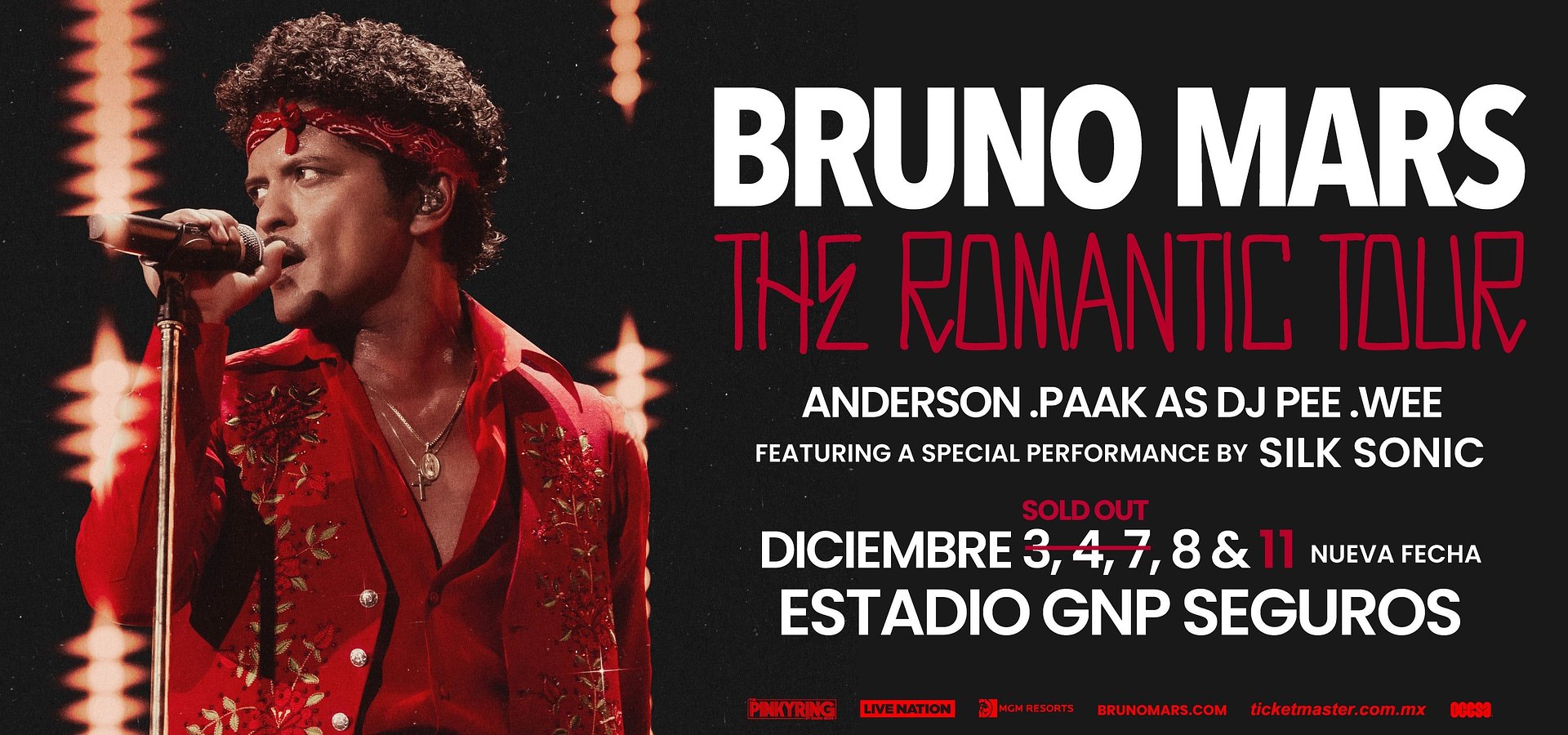 BRUNO MARS AMPLÍA THE ROMANTIC TOUR CON NUEVAS FECHAS EN AUSTRALIA, ASIA Y CIUDAD DE MÉXICO