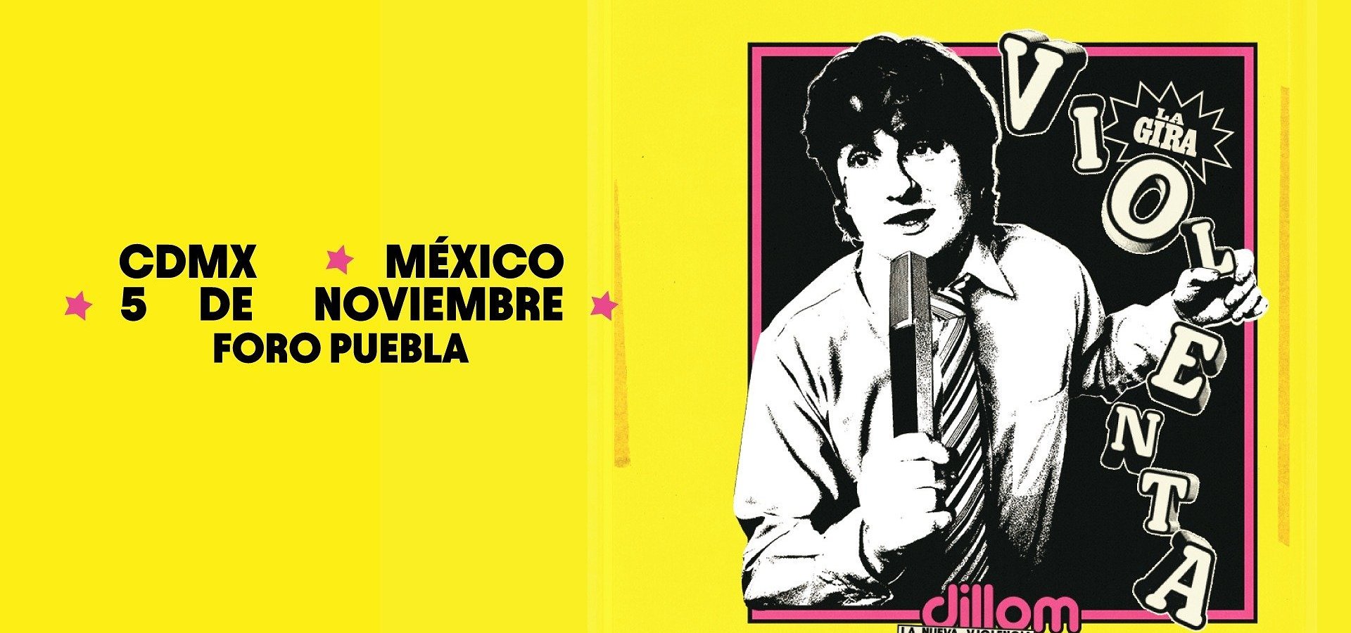 El argentino Dillom regresa a la Ciudad de México con la Gira Violenta
