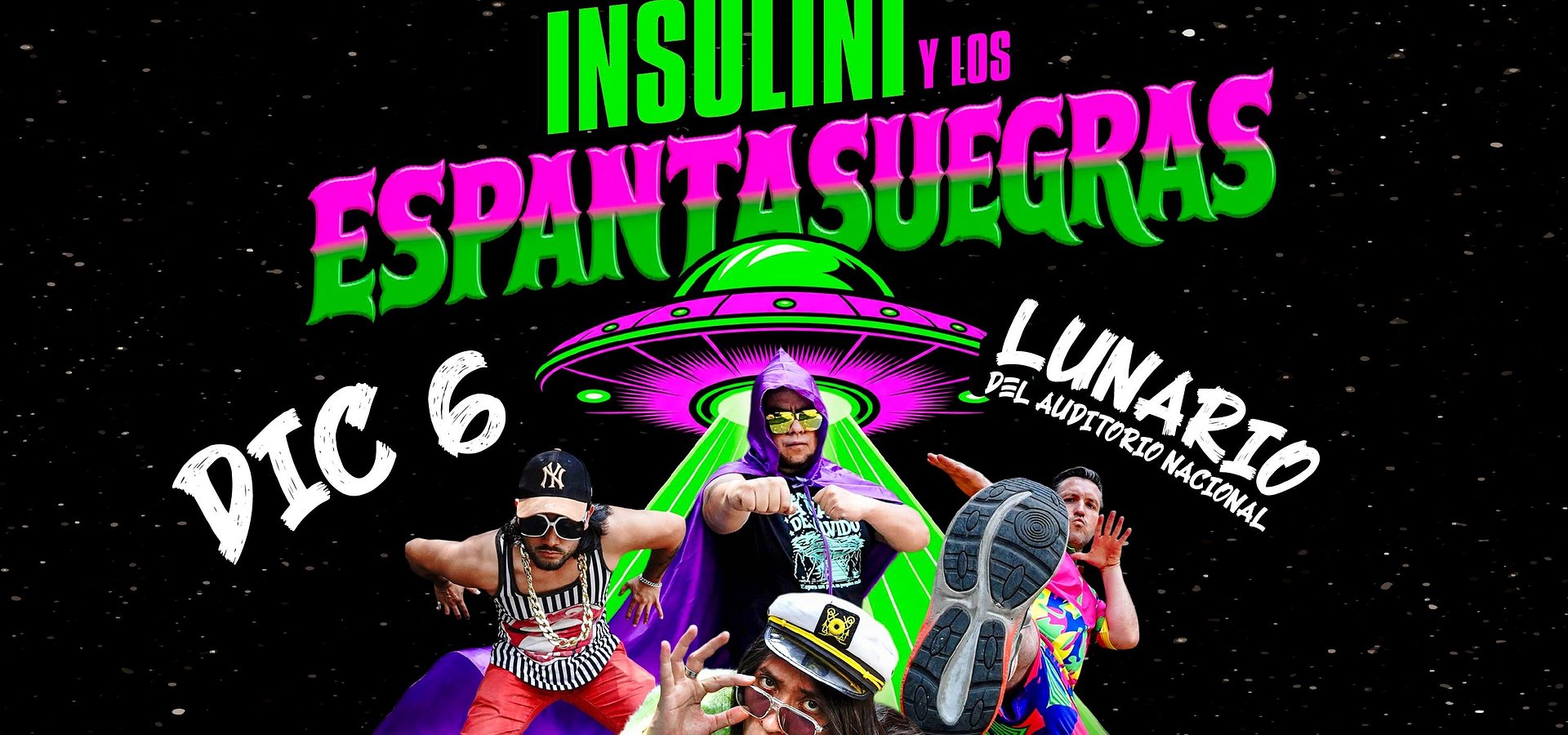Insulini y Los Espanta Suegras llegarán al Lunario con licuadora de géneros musicales