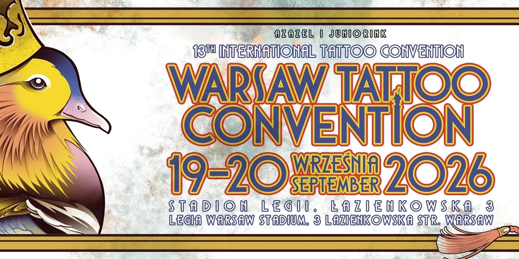 Warsaw Tattoo Convention 2026: Warszawa ponownie stanie się stolicą sztuki tatuażu