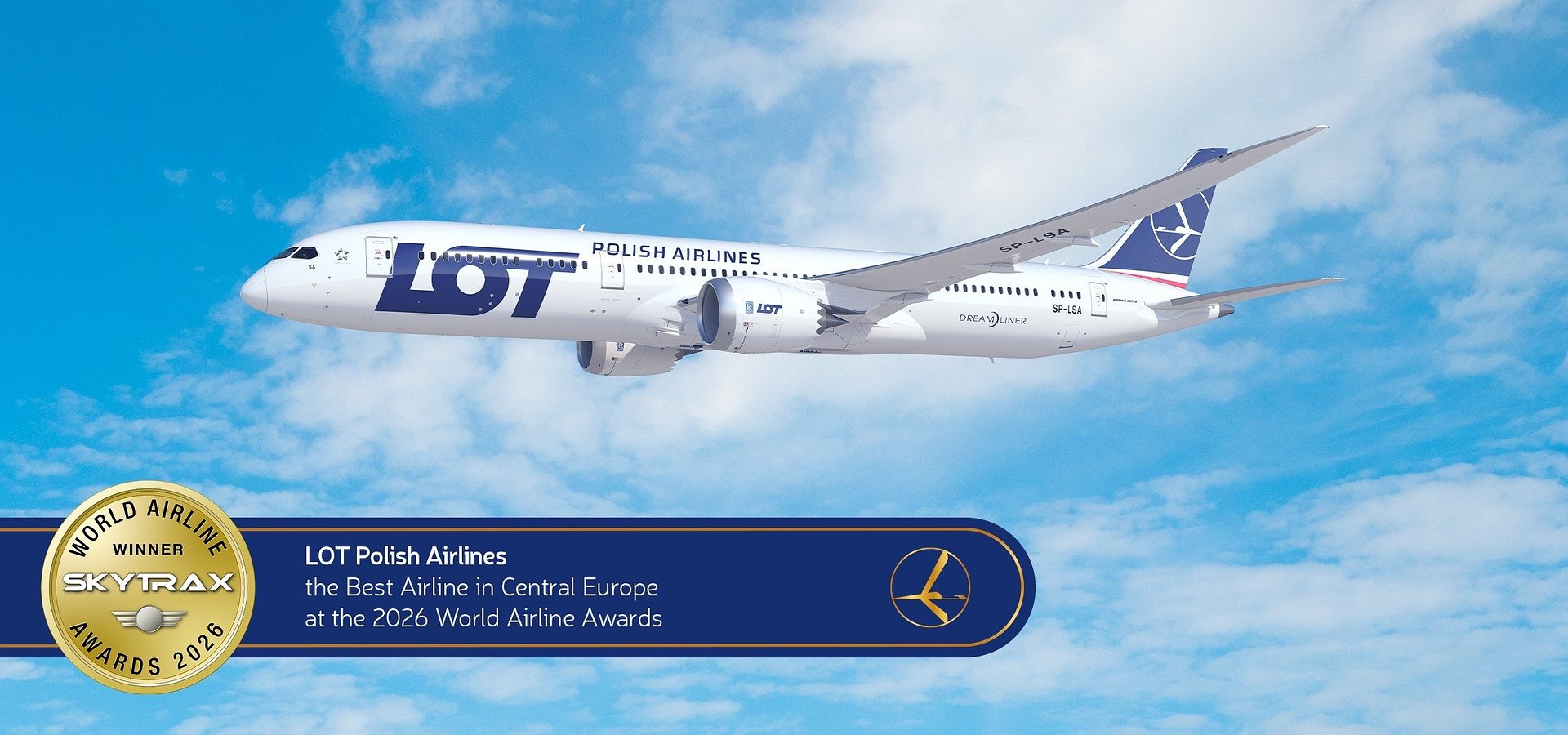 Double SKYTRAX Recognition for LOT: Best Airline in Central Europe and Four-Star Lounges