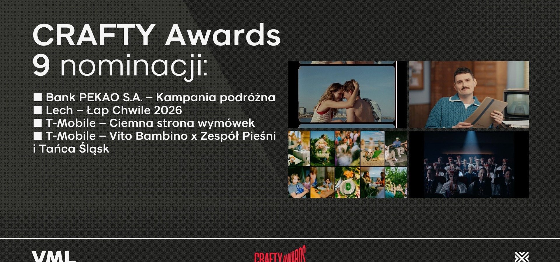 Projekty VML nominowane w CRAFTY SPR Awards