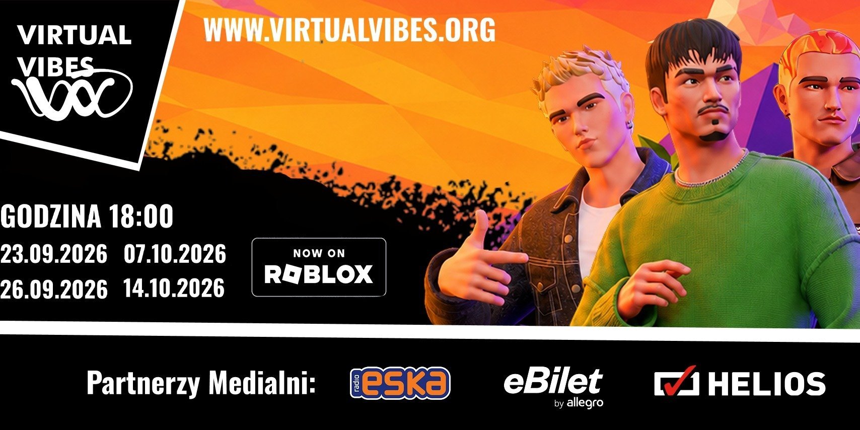 Już jutro startuje festiwal Virtual Vibes w grze Roblox. W line-upie: Eryk Moczko, Zippy Ogar i Palion