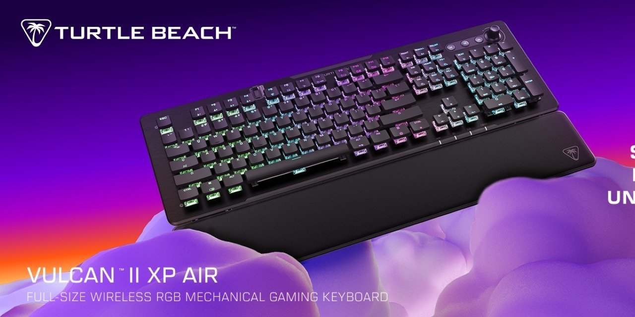 Klawiatura, która reaguje na gesty. Turtle Beach prezentuje bezprzewodową Vulcan II XP Air