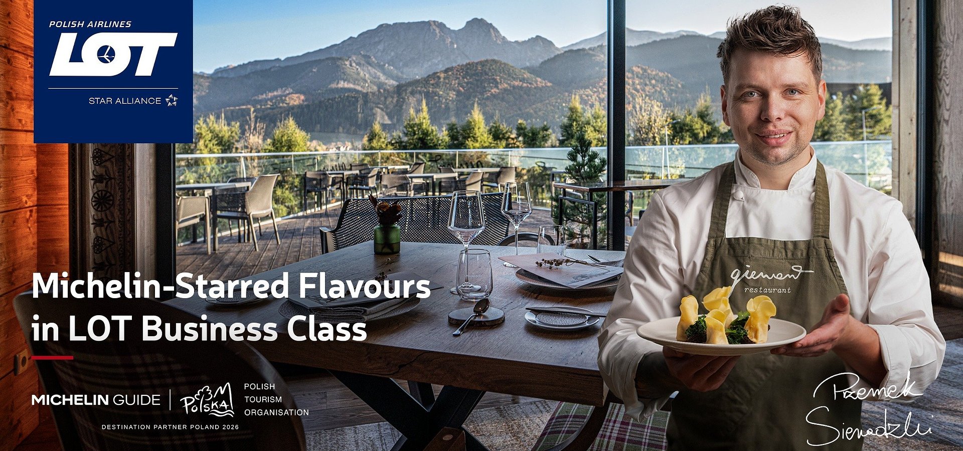 LOT Polish Airlines introduces the third edition of the "Michelin-Starred Flavours in LOT Business Class" project