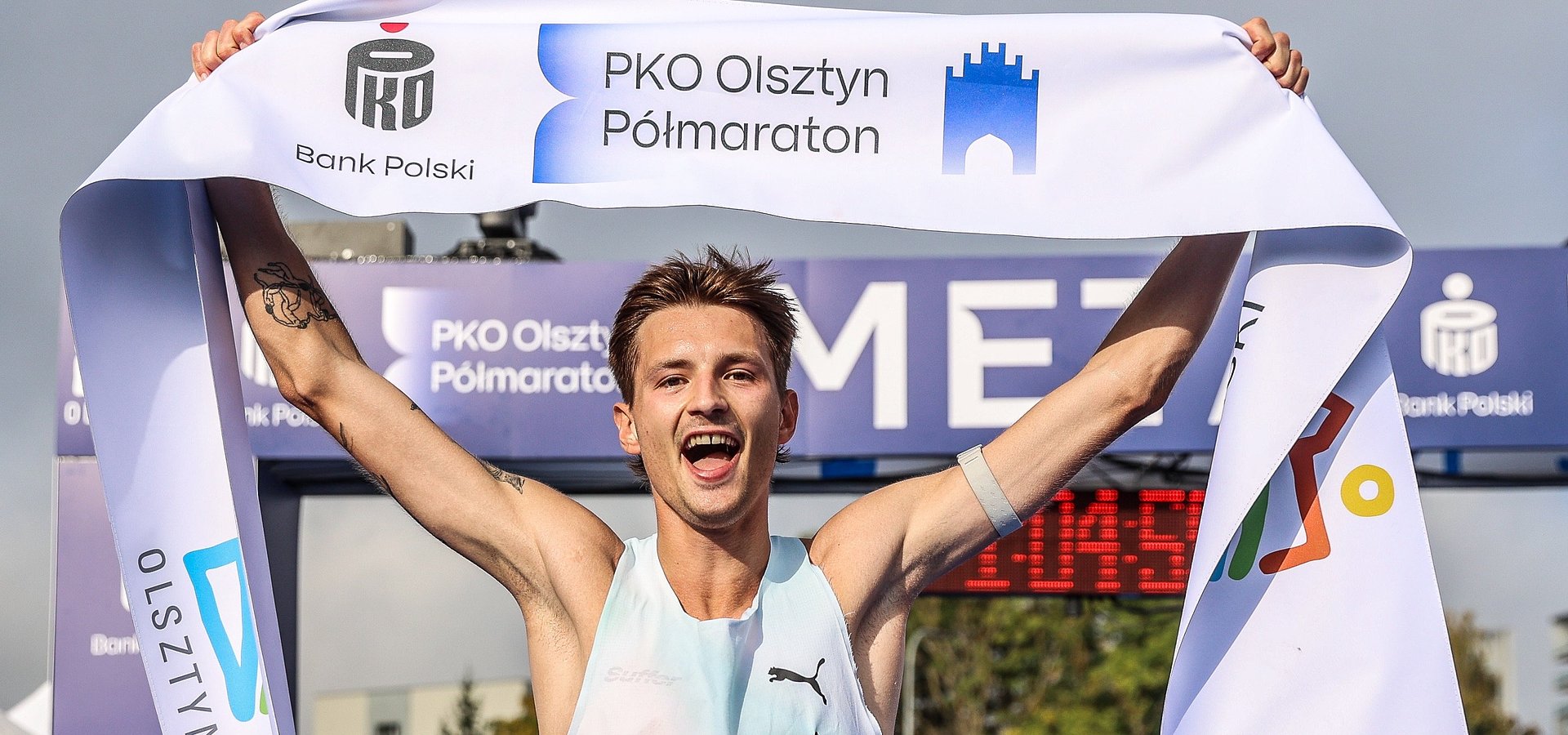 Aleksii Pysarev zwycięzcą pierwszego PKO Olsztyn Półmaratonu