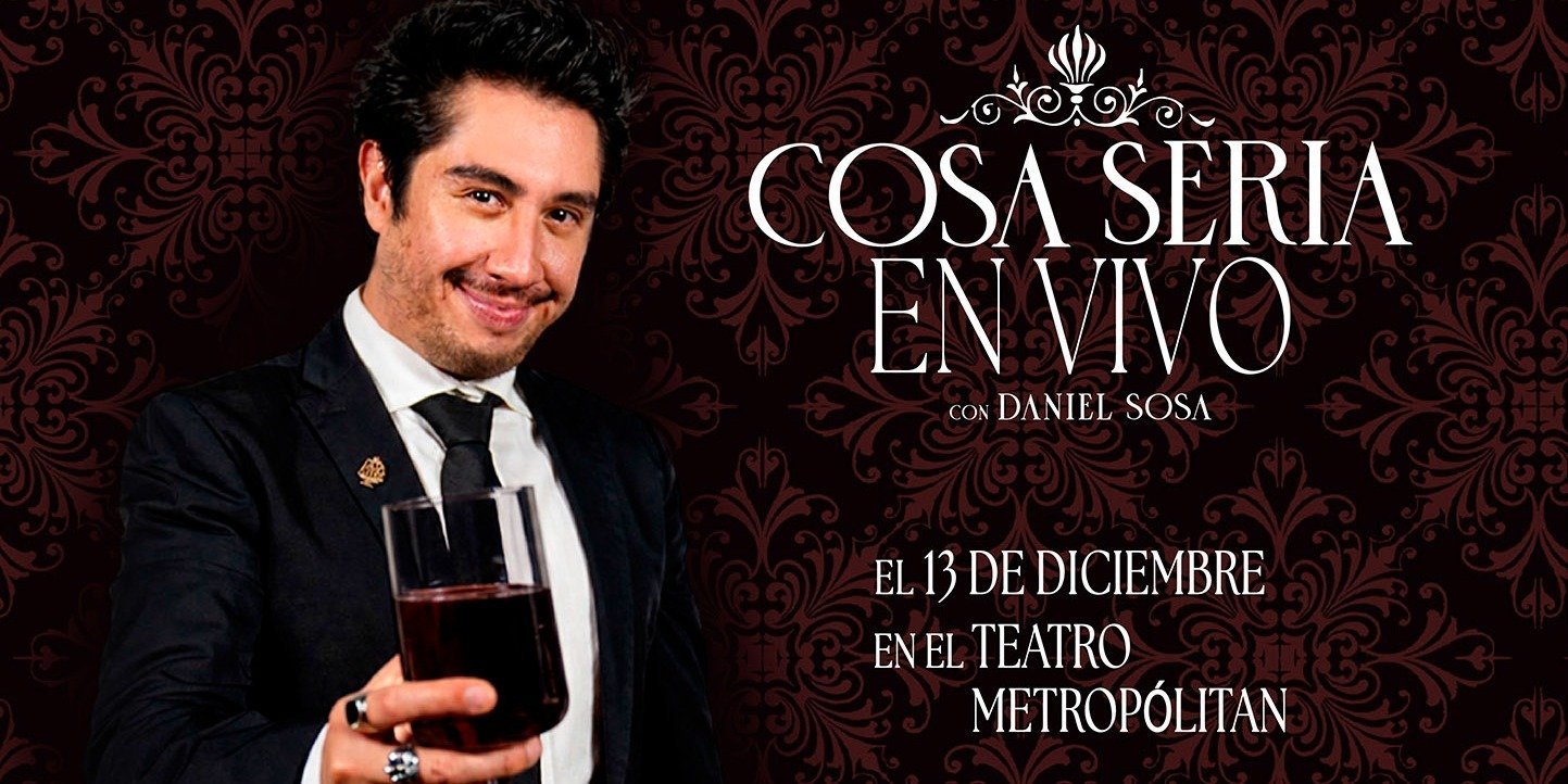 Invitación Conferencia de Prensa Daniel Sosa Es Cosa Seria