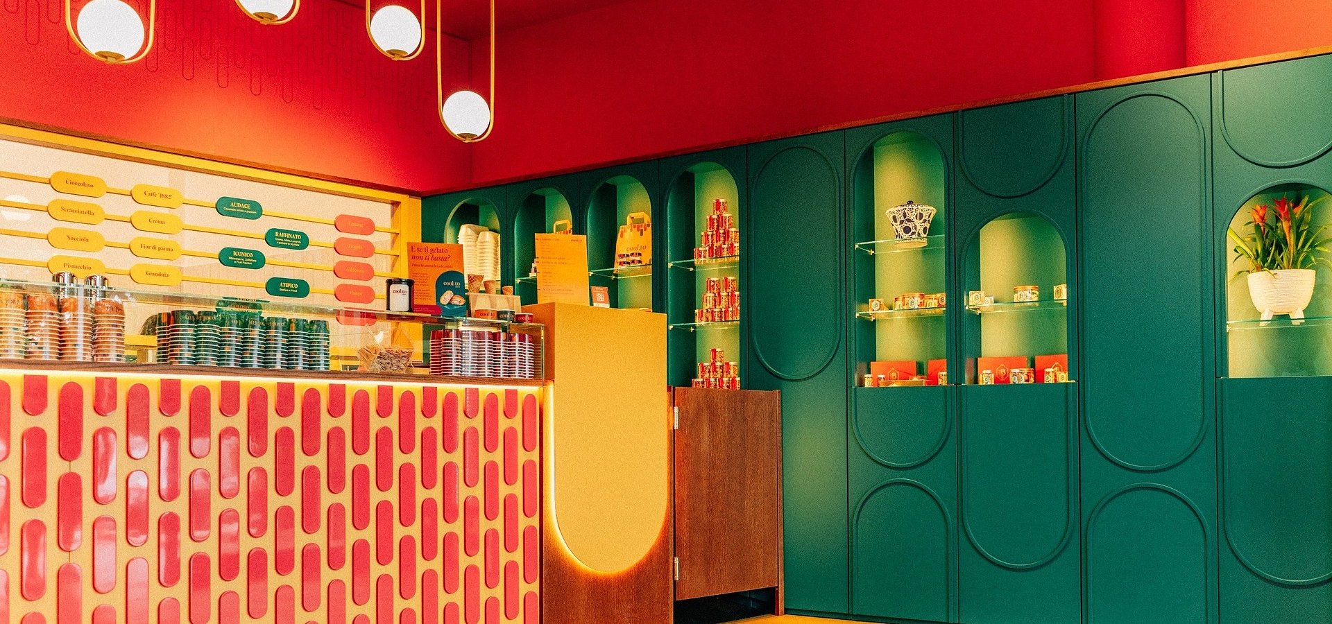 CGF Design realizes the new GELATERIA COOL.TO project: design that tells a story of identity