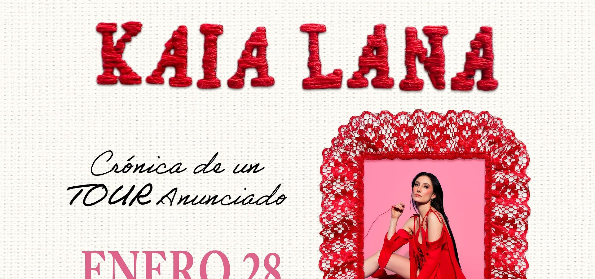 Kaia Lana llegará al Lunario del Auditorio Nacional presentando su nuevo álbum Crónica de Un Desamor Anunciado