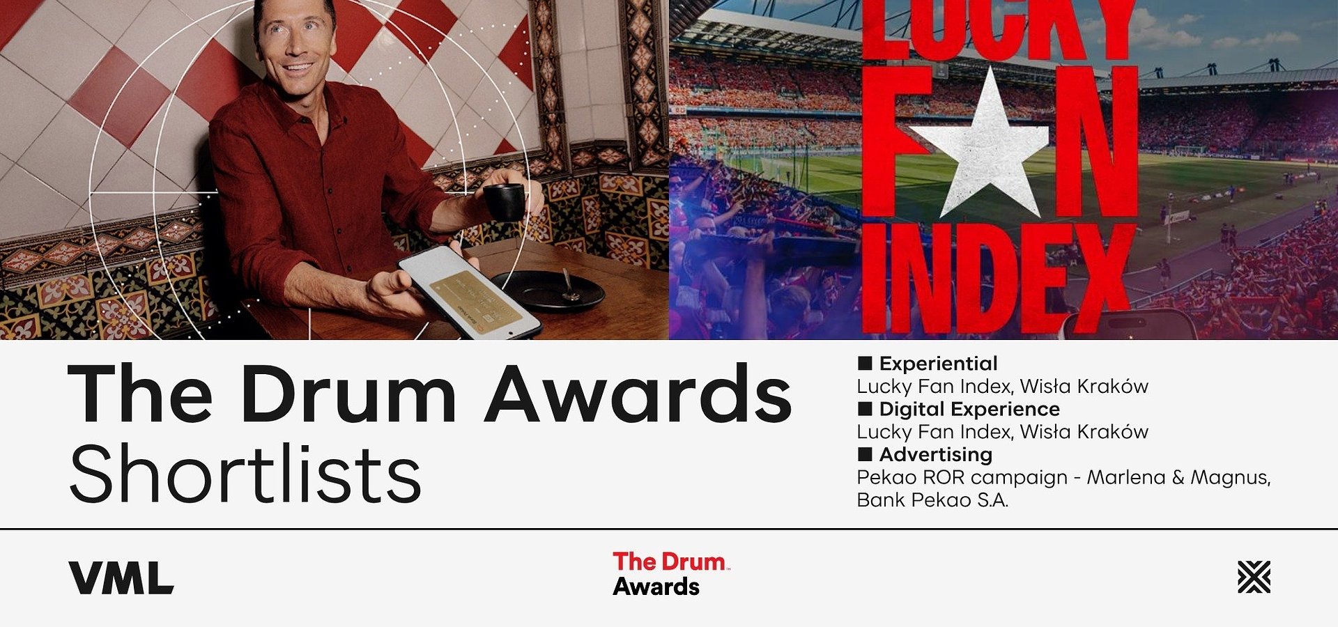 VML z trzema nominacjami The Drum Awards