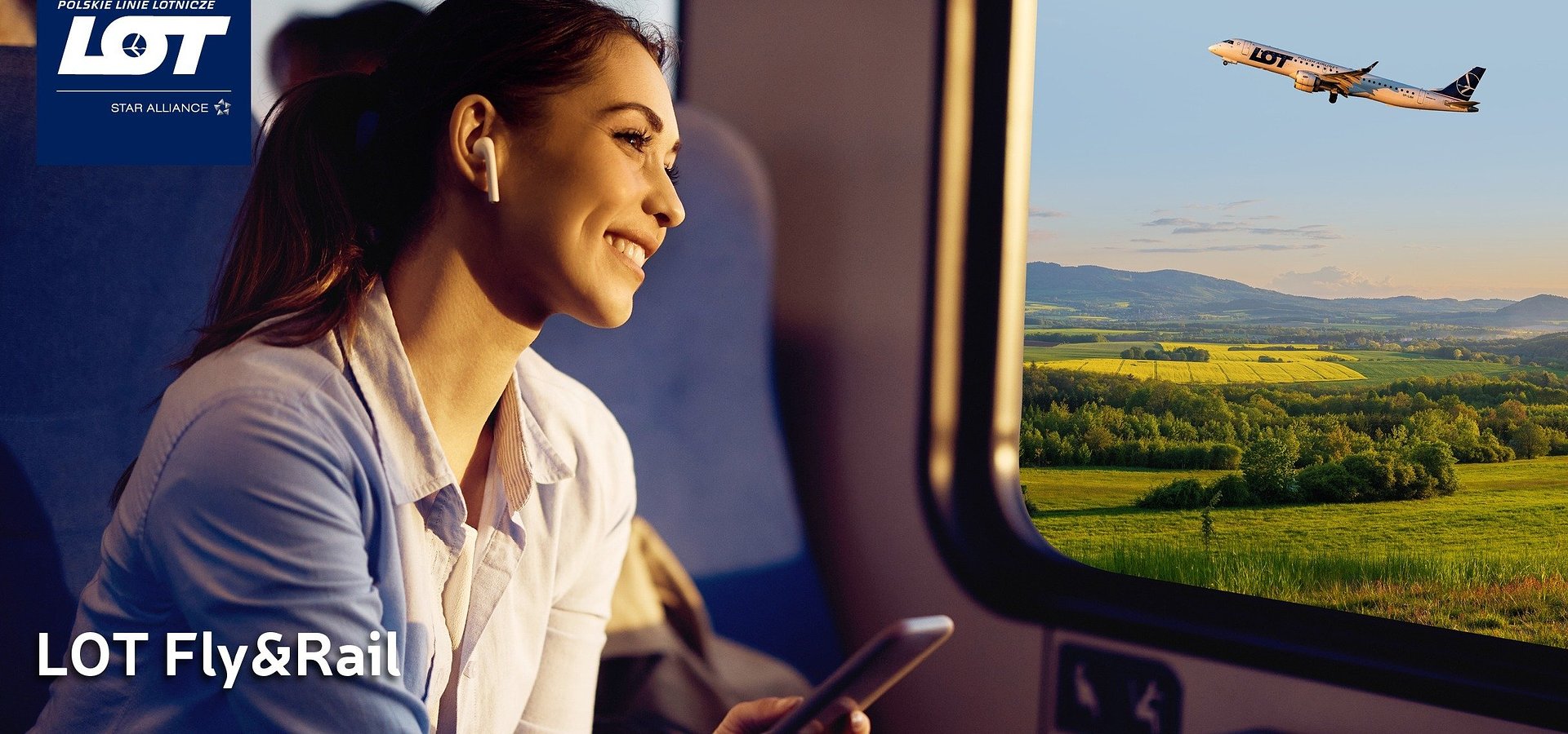 Samolot i pociąg w jednej podróży. PLL LOT uruchamiają LOT Fly&Rail