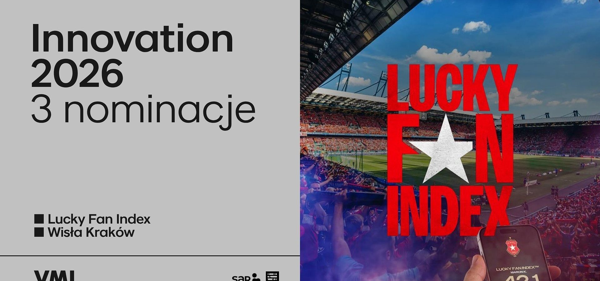 3 nominacje Innovation dla Lucky Fan Index