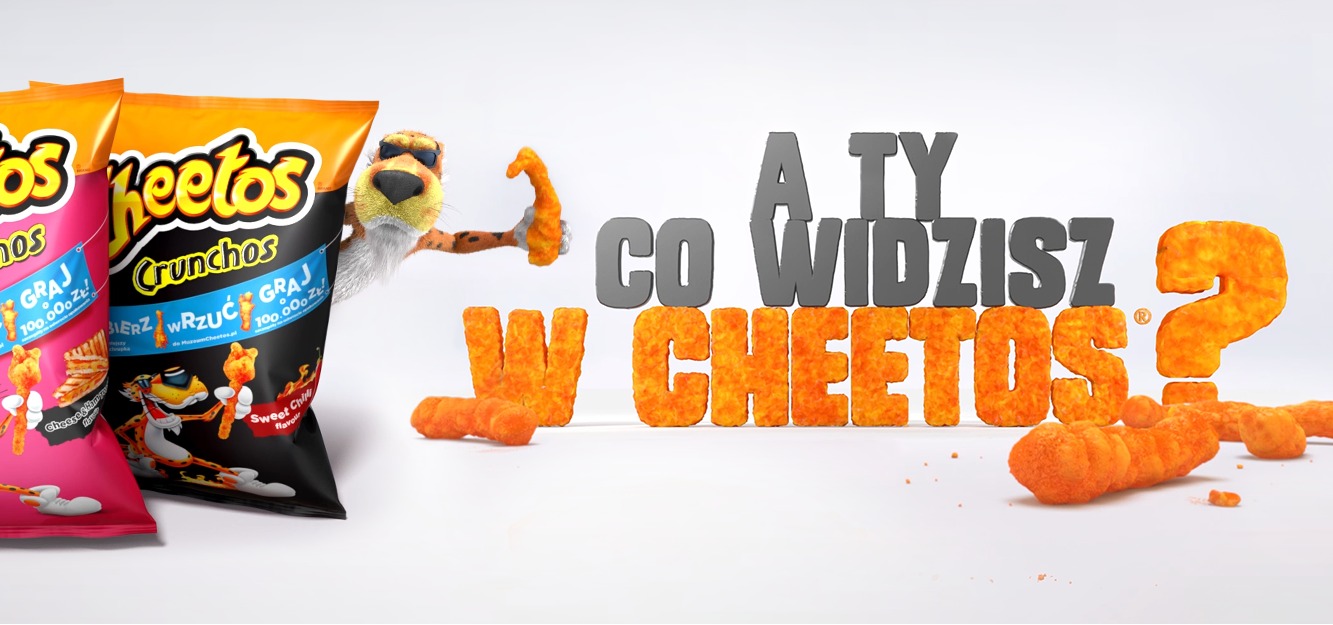 A Ty, co widzisz w Cheetos? Nowe chrupki Cheetos Crunchos i nagroda główna w wysokości 100 000 zł pobudzą Twoją wyobraźnię!
