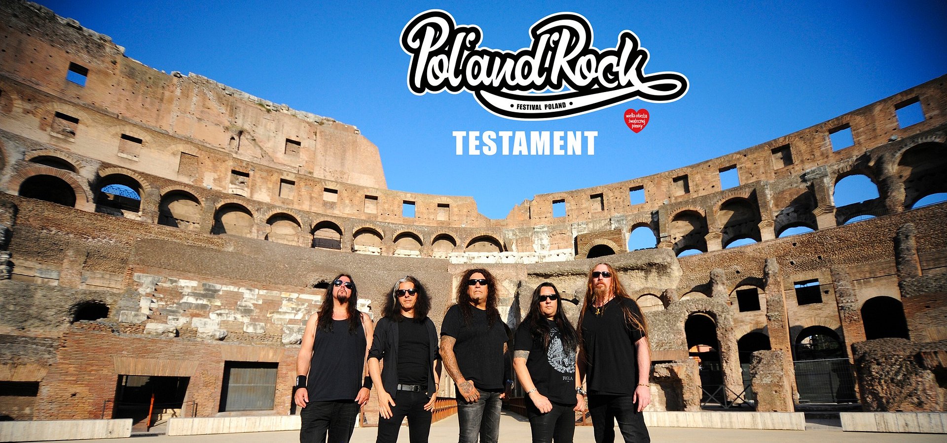 Thrash legends at Pol'and'Rock Festival