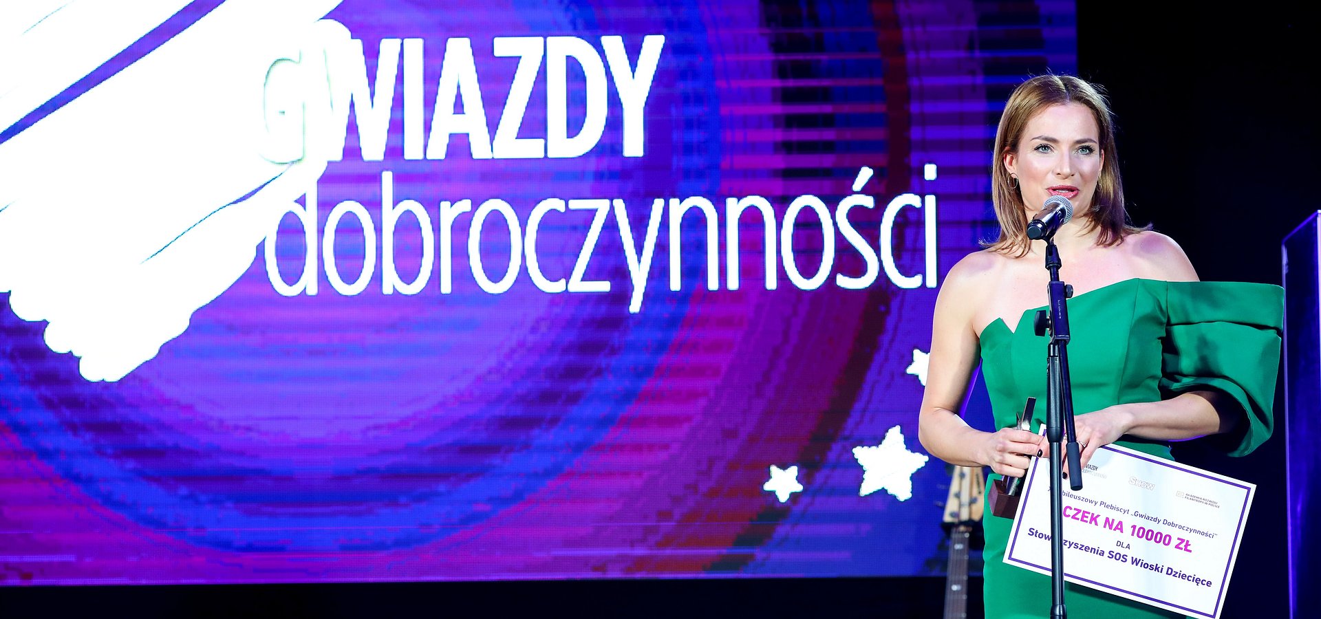 Anna Dereszowska laureatką Gwiazd Dobroczynności w kategorii społeczeństwo


